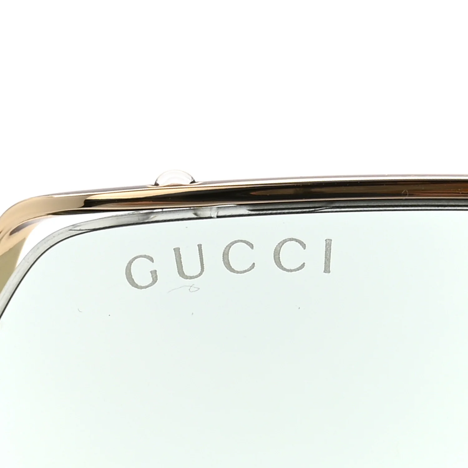 Metal Sunglasses GG0817S Green - Image 7