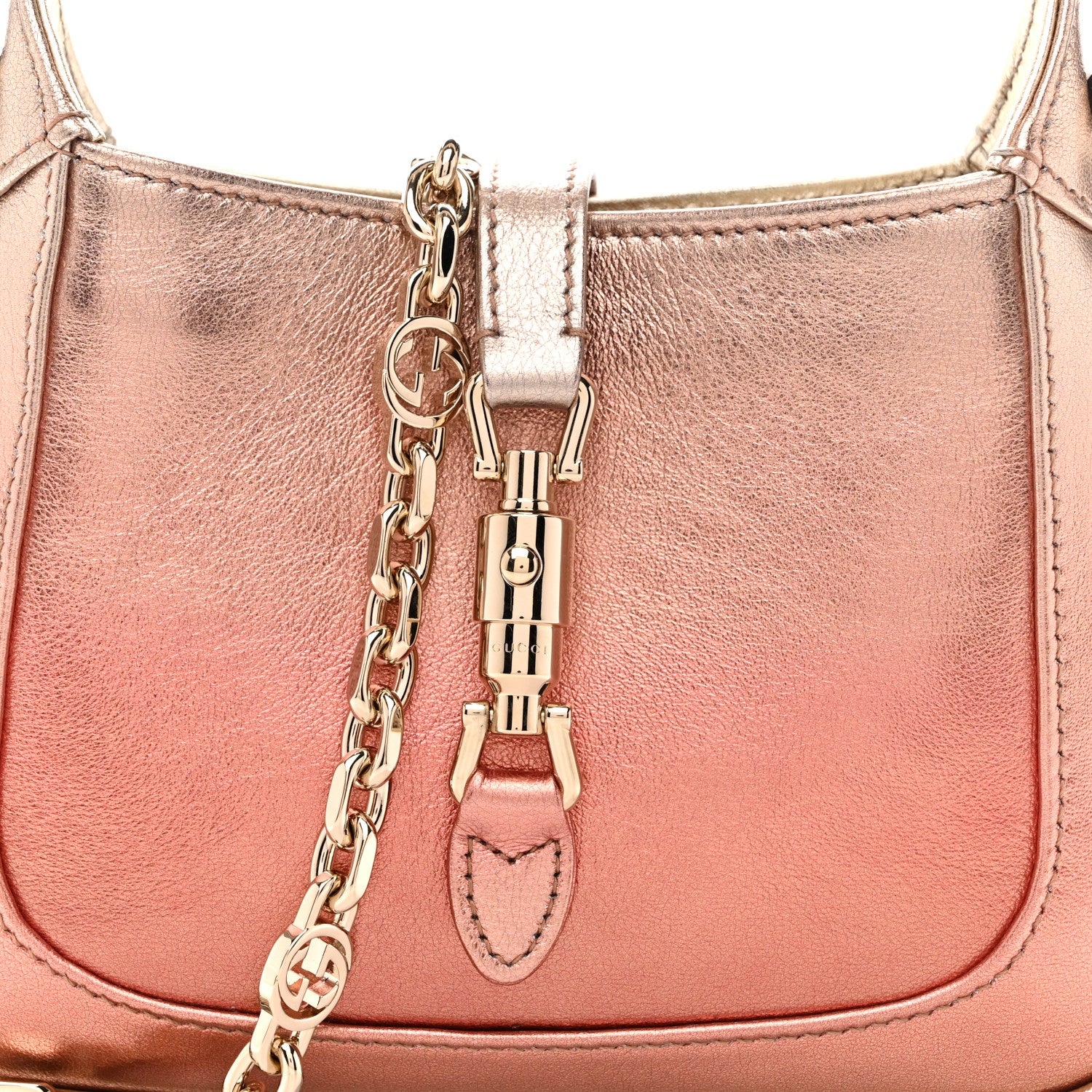 Metallic Faded Nappa Mini Jackie 1961 Copper - Image 9