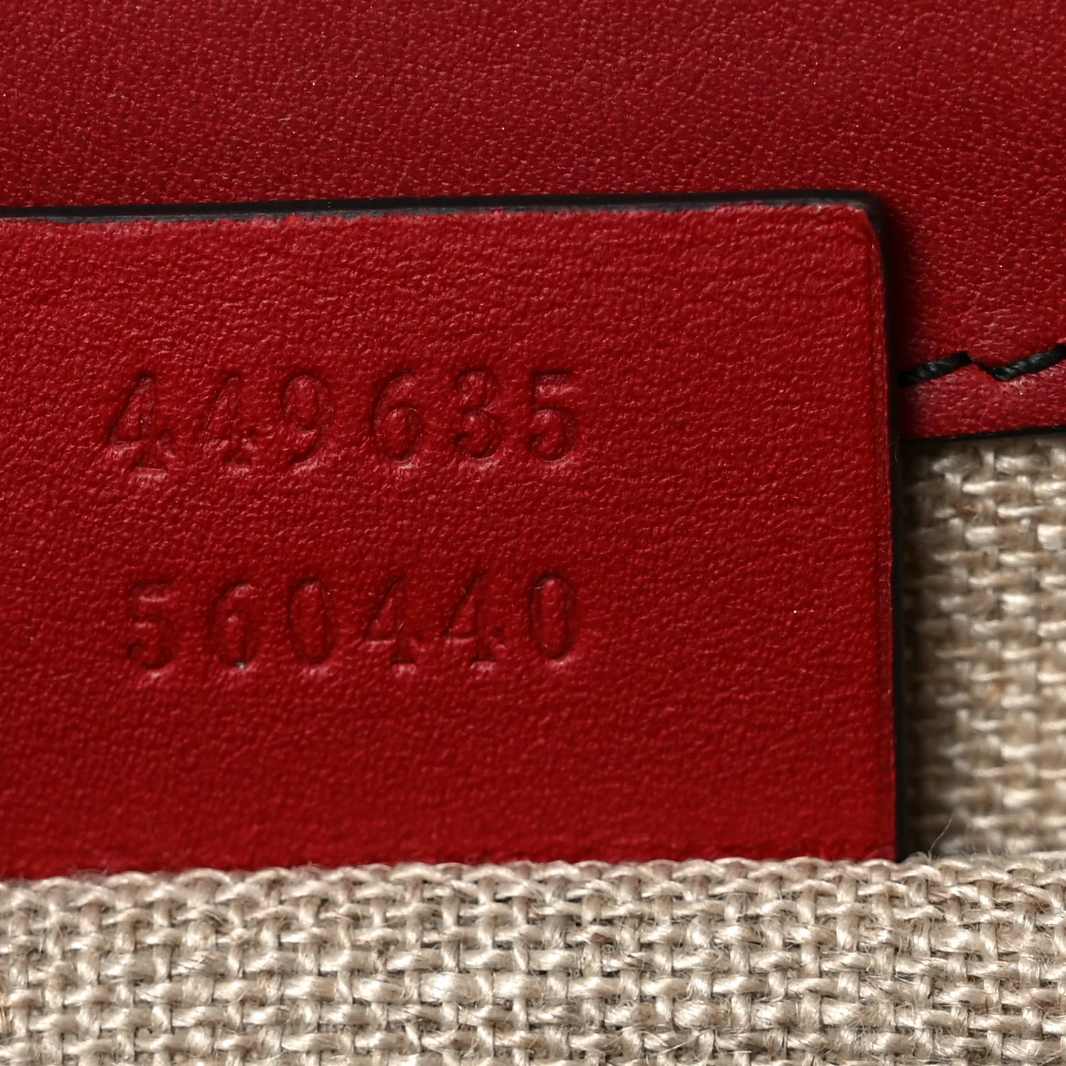 Microguccissima Medium Emily Chain Shoulder Bag Red - Image 7