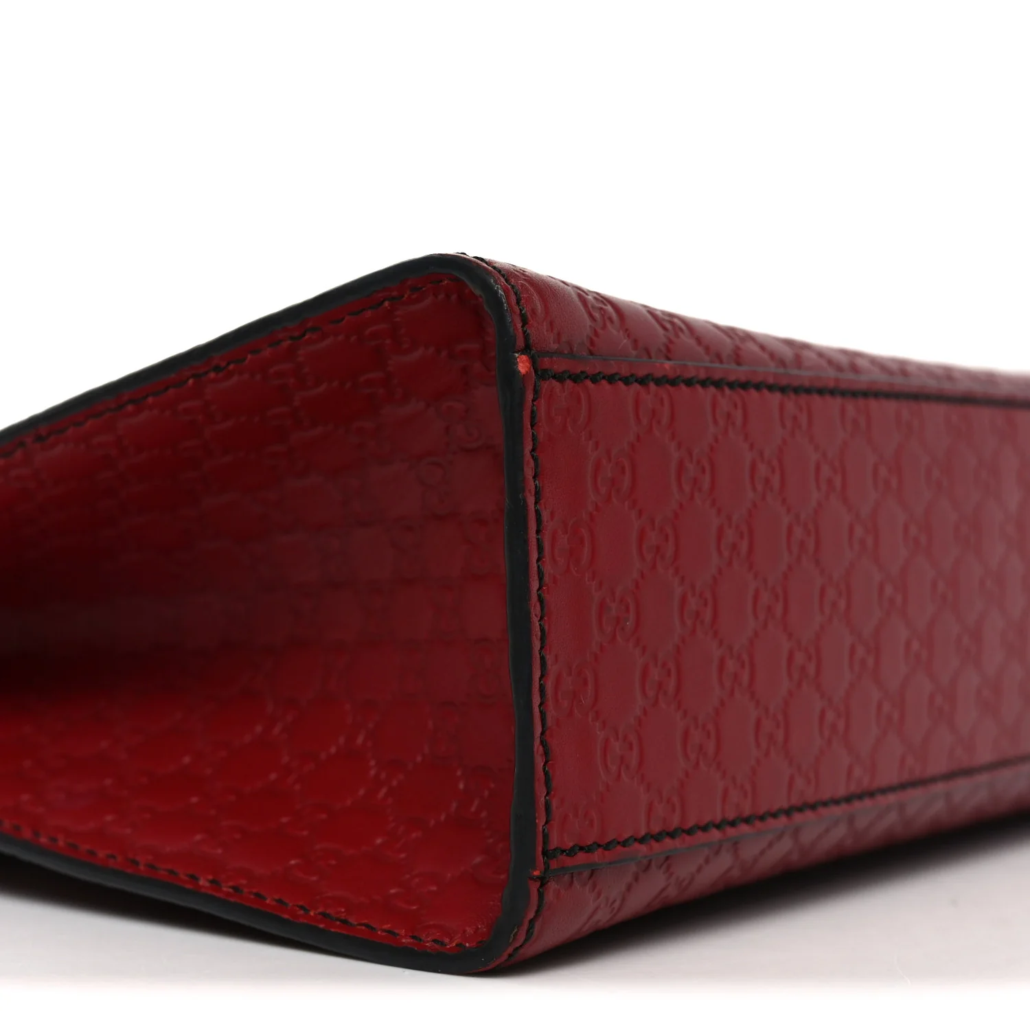 Microguccissima Medium Emily Chain Shoulder Bag Red - Image 9
