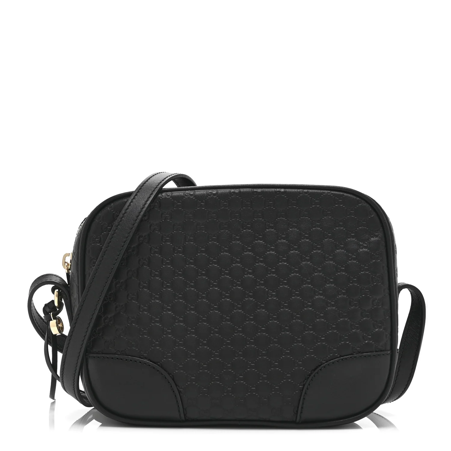 Microguccissima Mini Bree Messenger Bag Black