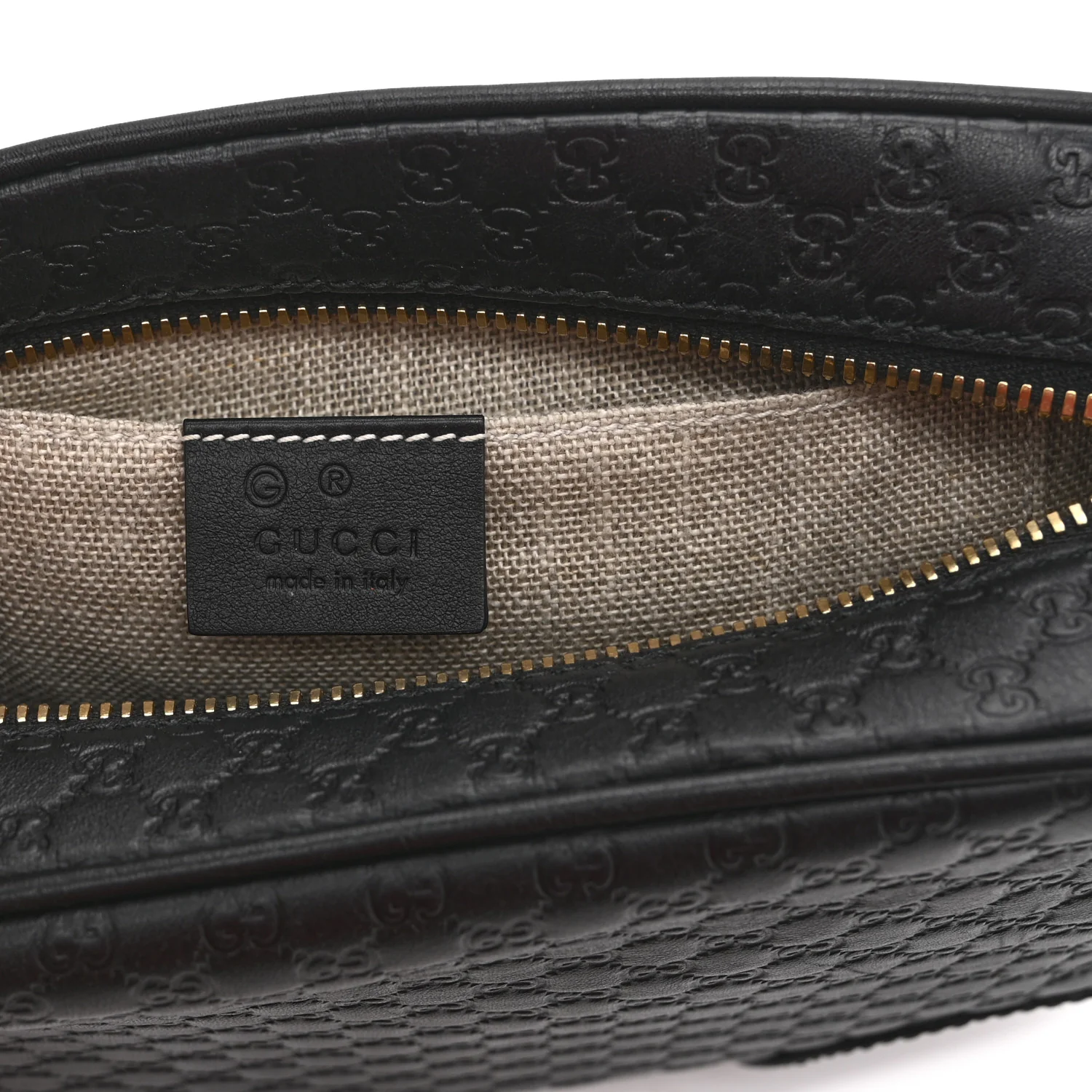 Microguccissima Mini Bree Messenger Bag Black - Image 6