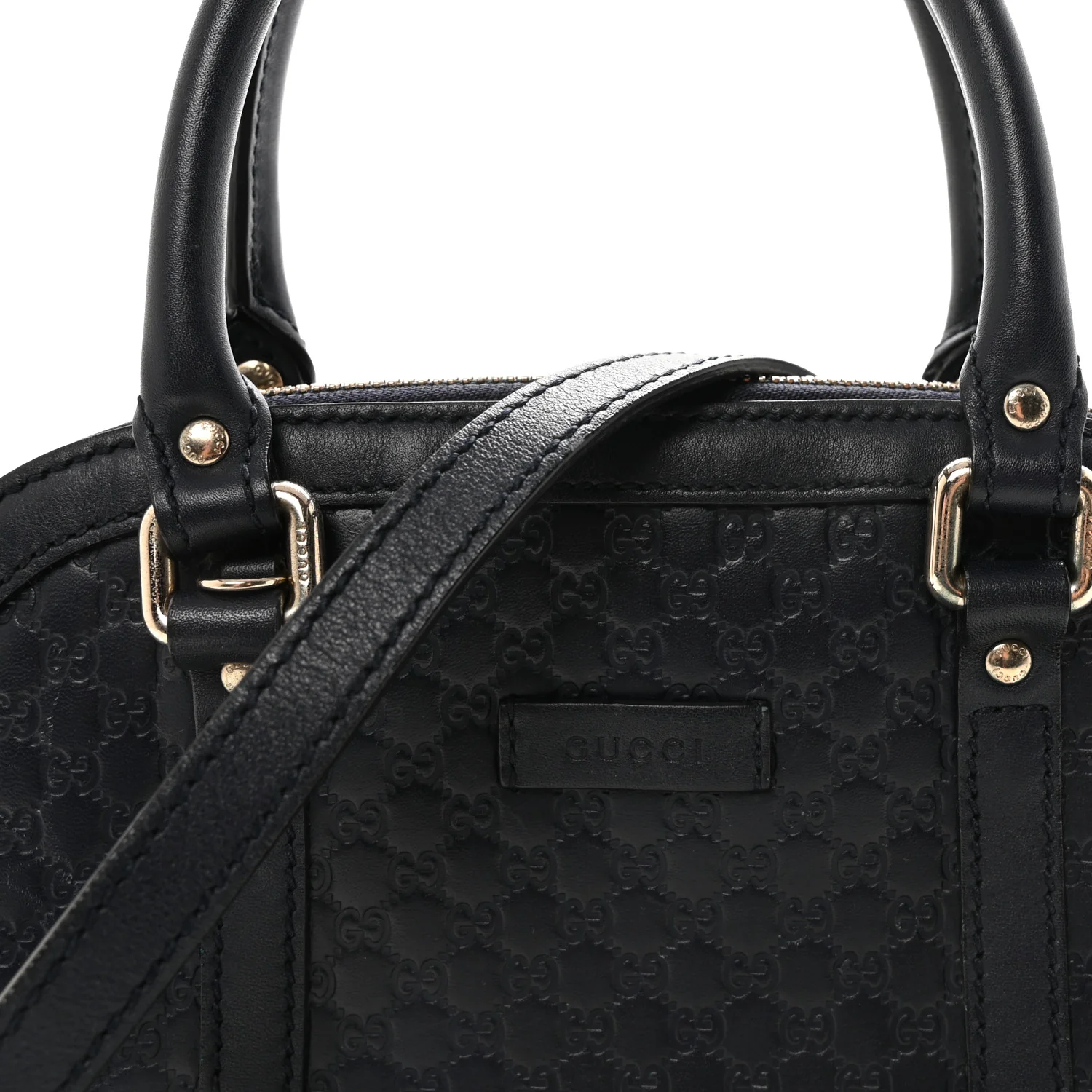 Microguccissima Mini Dome Bag Blue - Image 8