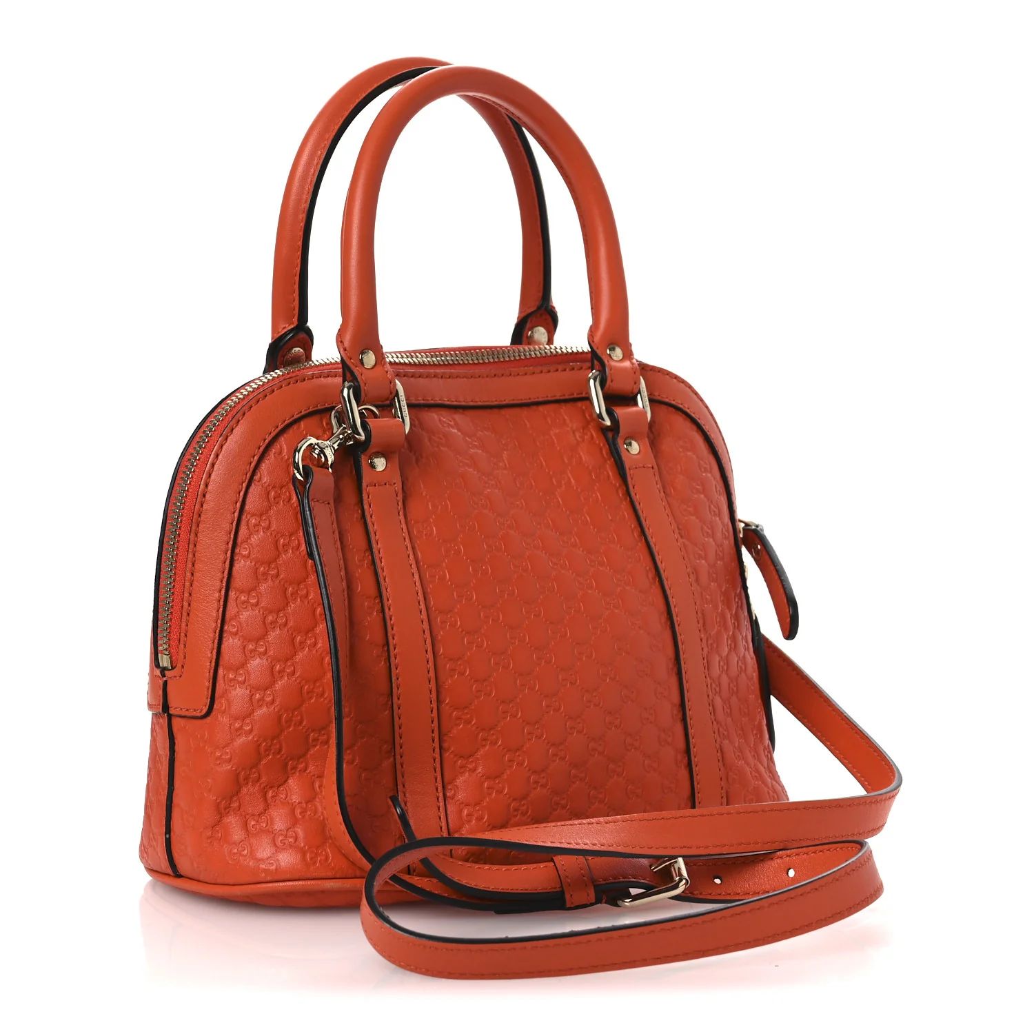 Microguccissima Mini Dome Bag Sun Orange - Image 3
