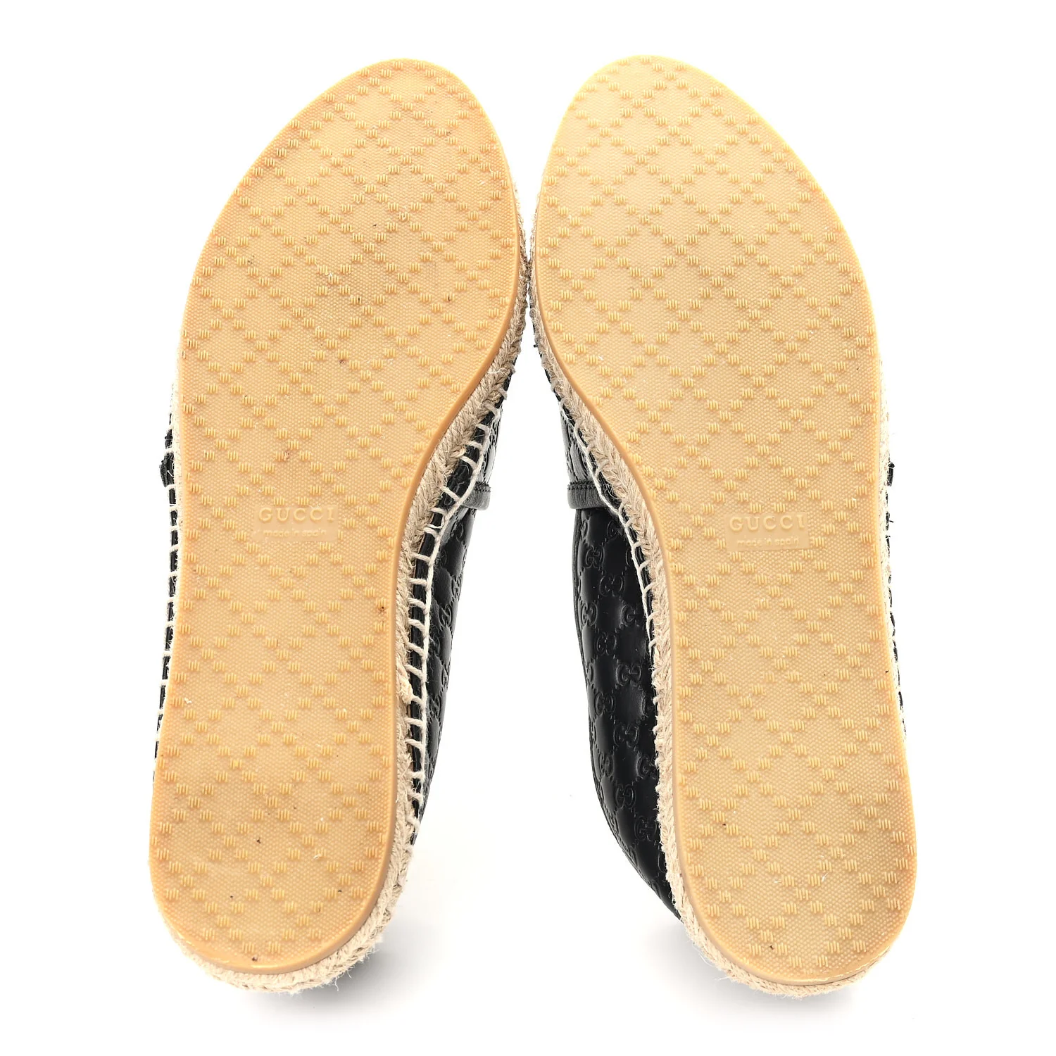 Microguccissima Signature Espadrilles 38 Black - Image 6