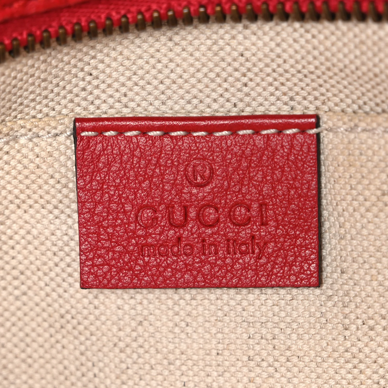 Microguccissima Sunshine Disco Crossbody Bag Red - Image 6