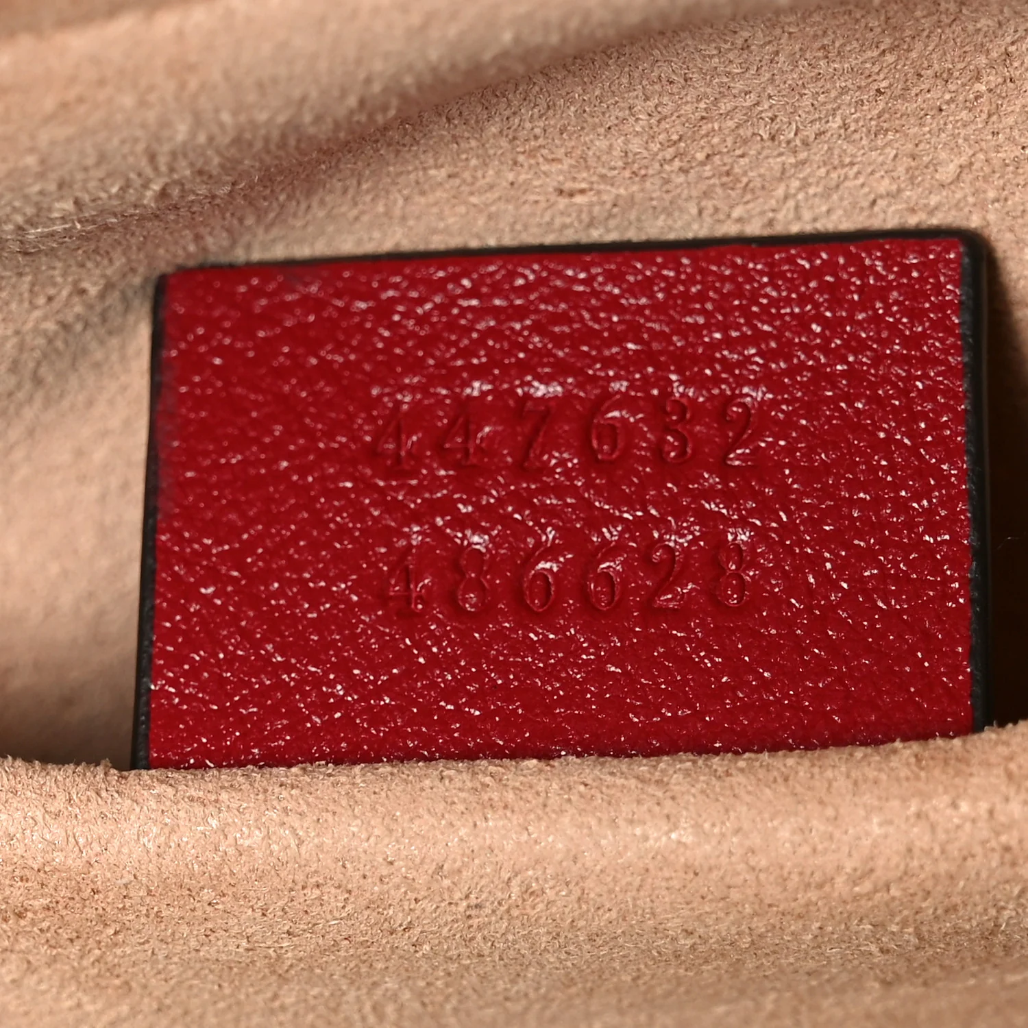 Monogram Azalea Calfskin Matelasse Diagonal Small GG Marmont Chain Shoulder Bag Beige Ebony New Cherry Red - Image 7