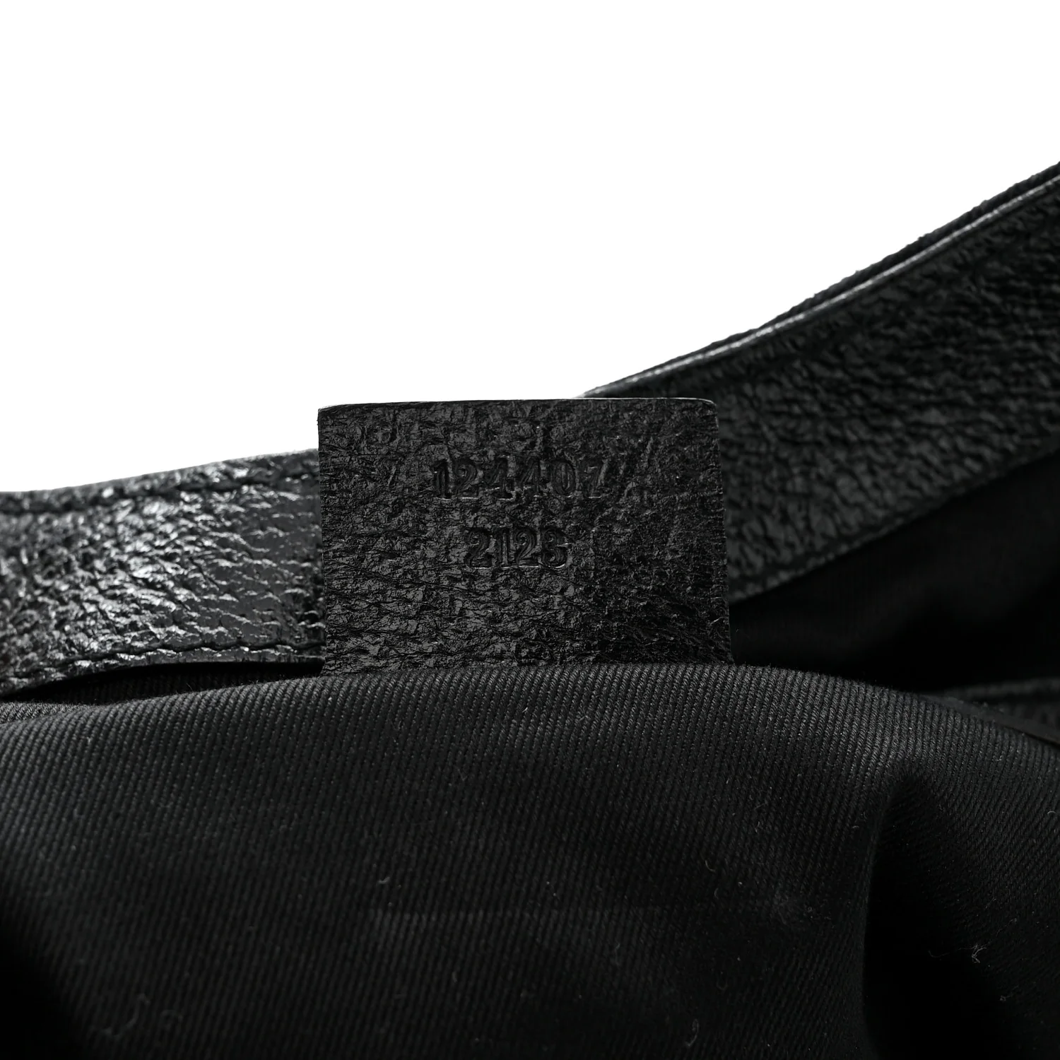 Monogram Calfskin Large Bardot Tote Black - Image 7