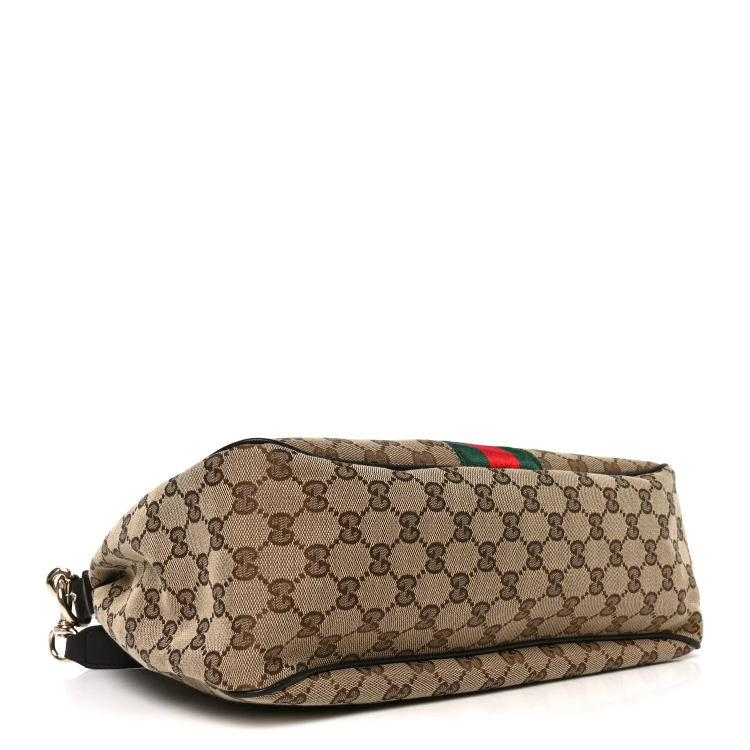 Monogram Calfskin Sherry Line Web Hobo Brown - Image 4