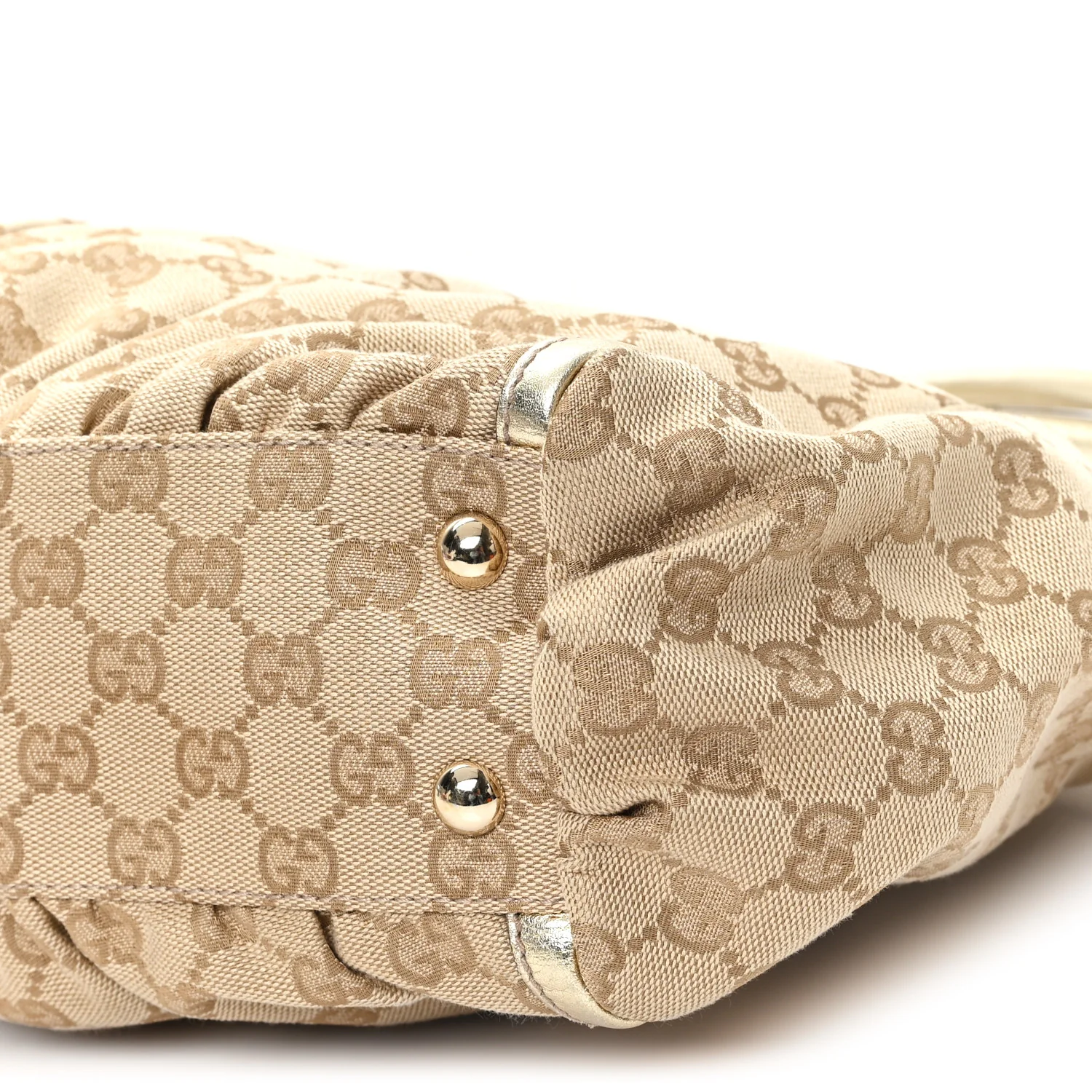 Monogram D Gold Tote Metallic Gold - Image 10