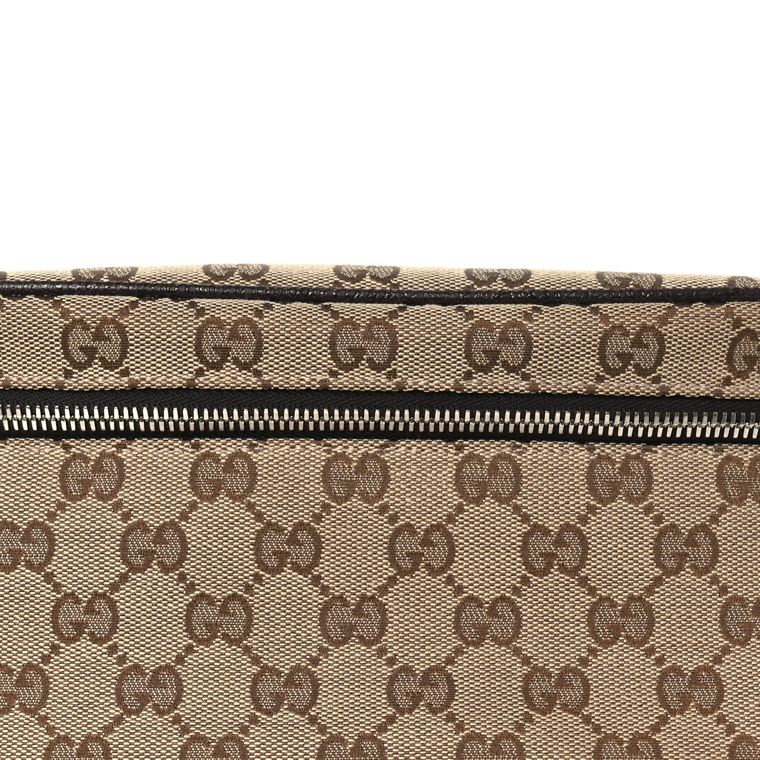 Monogram Dollar Calfskin Waist Pouch Beige Ebony Testa di Moro Marrone Scuro - Image 8