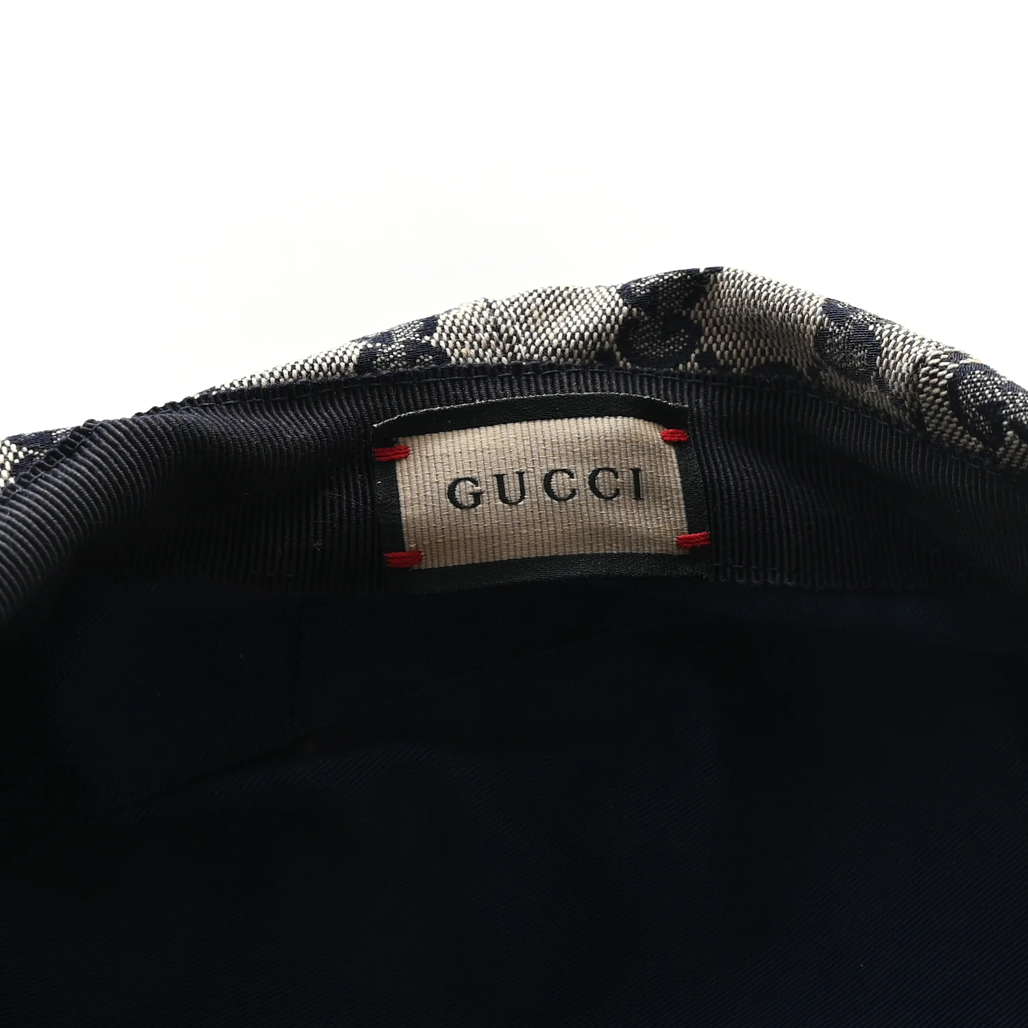 Monogram Flat Cap XL Navy - Image 8