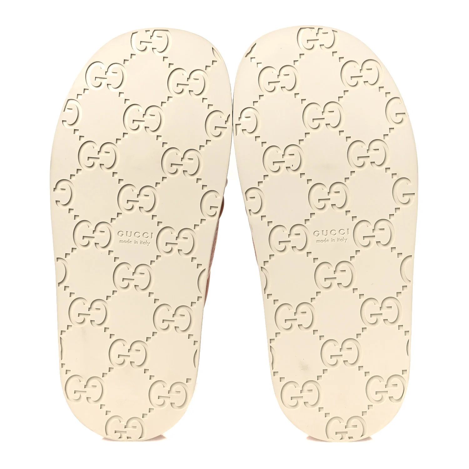 Monogram GG Calfskin Angelina Platform 55mm Slide Sandals 36.5 Light Pink - Image 7