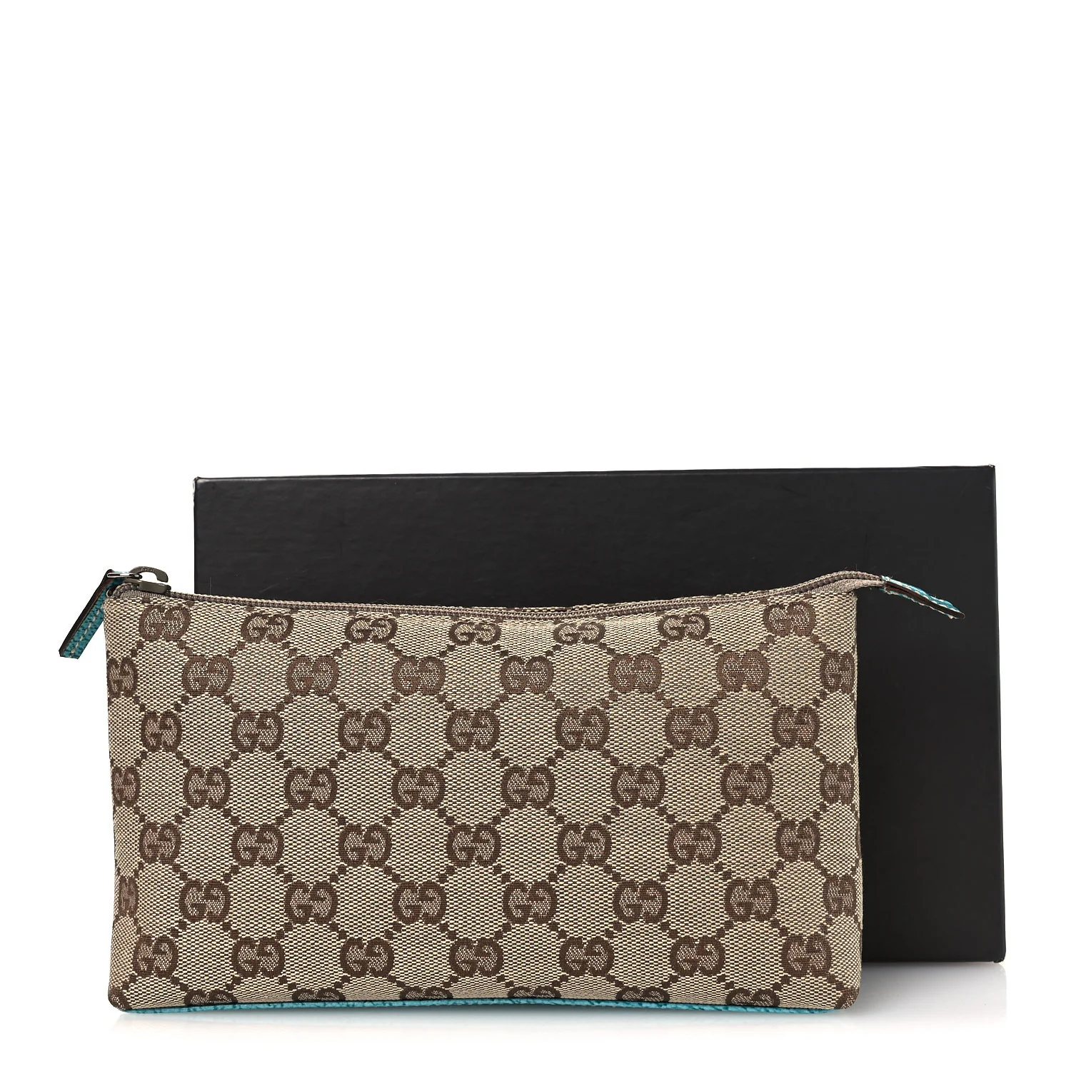 Monogram GG Cosmetic Case Turquoise - Image 11