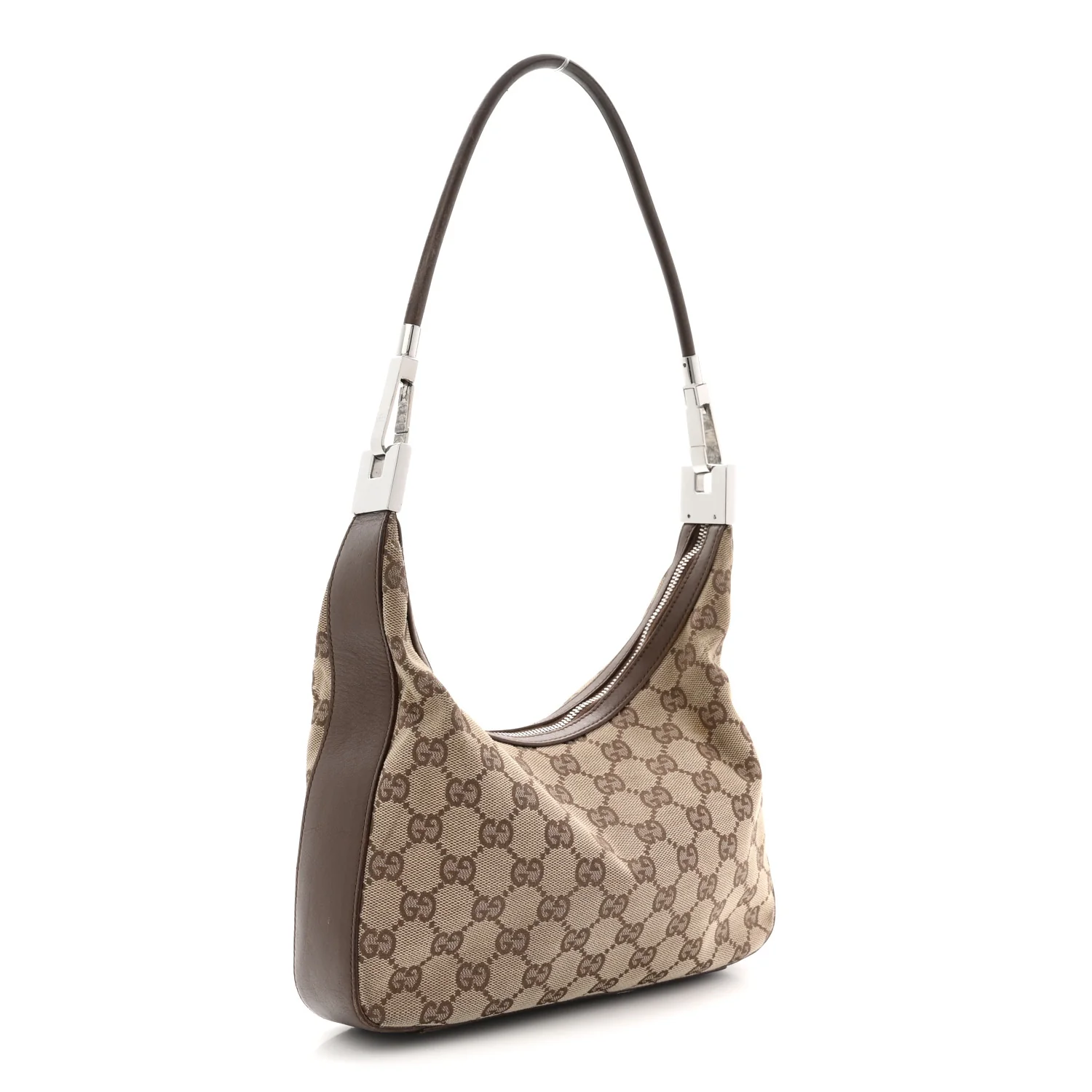 Monogram GG Small Clasp Hobo Brown - Image 3