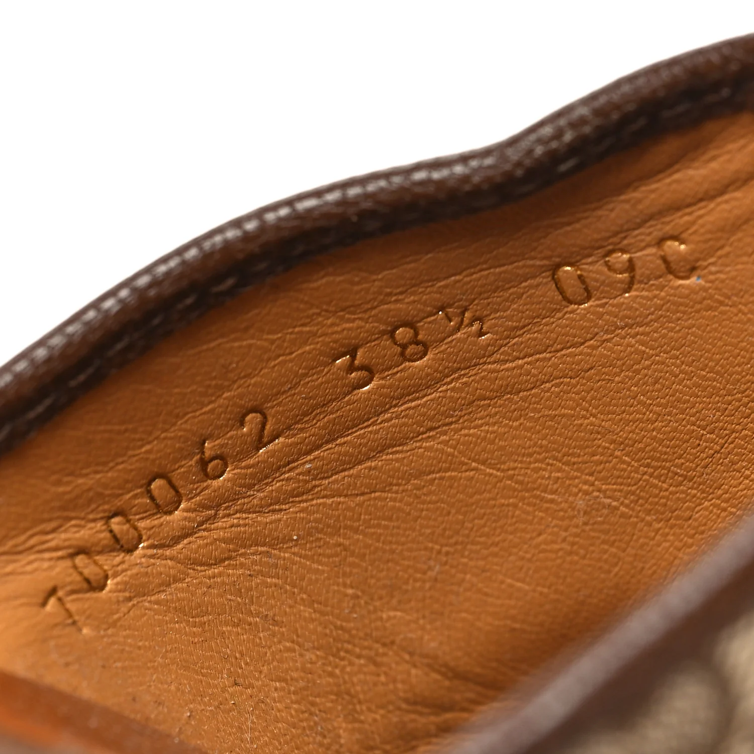 Monogram Goatskin Horsebit Clog Mules 38.5 Beige Ebony Brown Sugar - Image 9