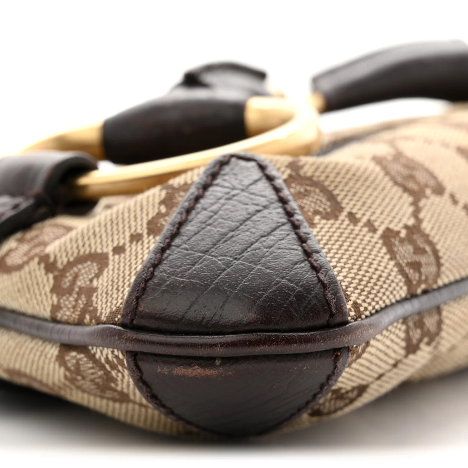 Monogram Horsebit Clutch Dark Brown - Image 9