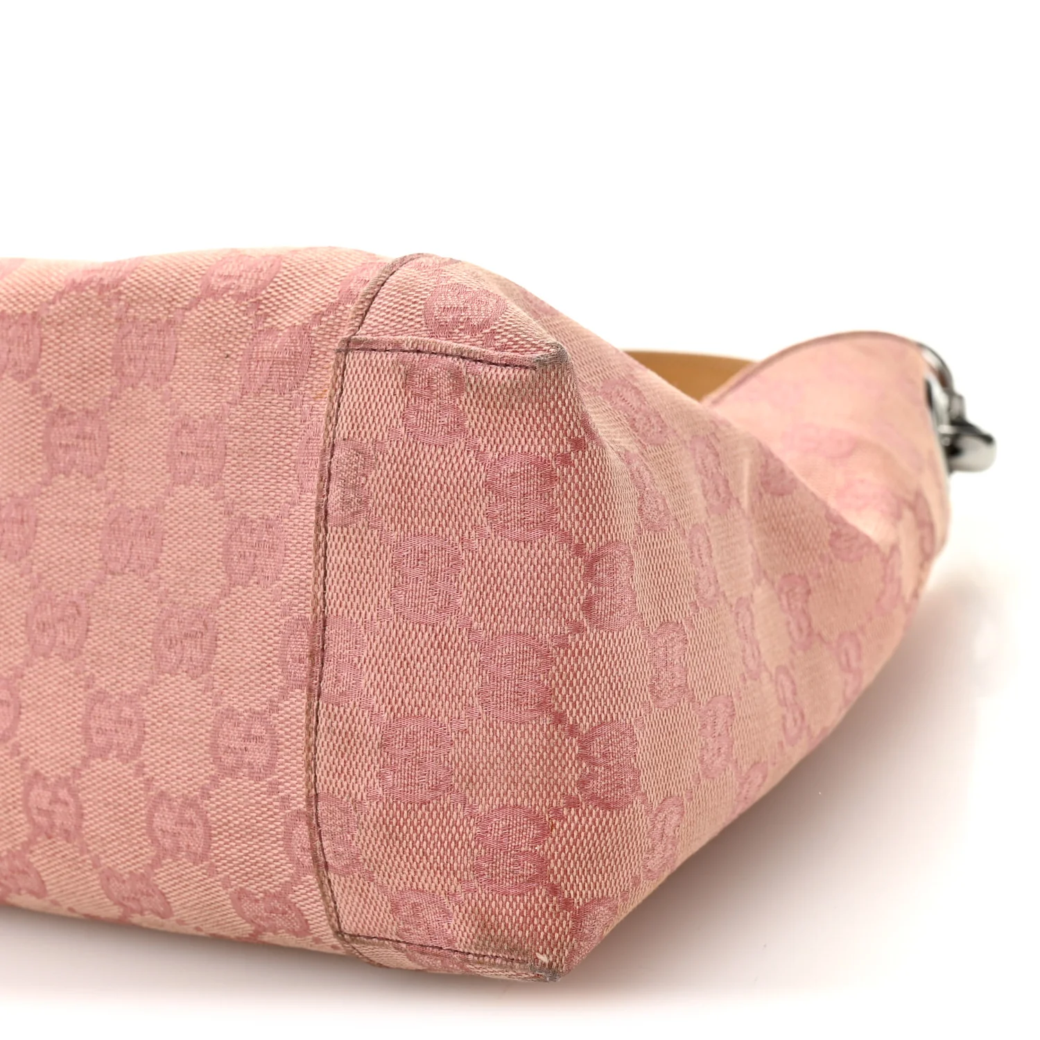 Monogram Horsebit Top Handle Hobo Bag Pink - Image 10