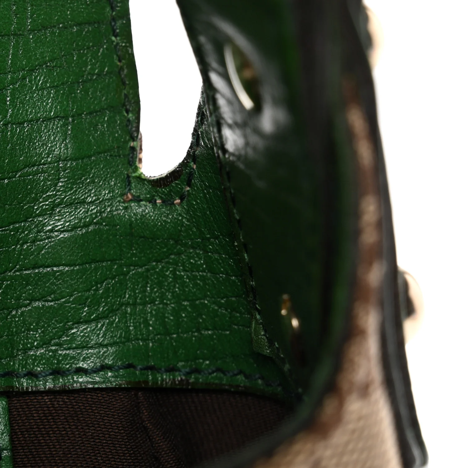 Monogram Horsebit Web Flap Bag Green - Image 11