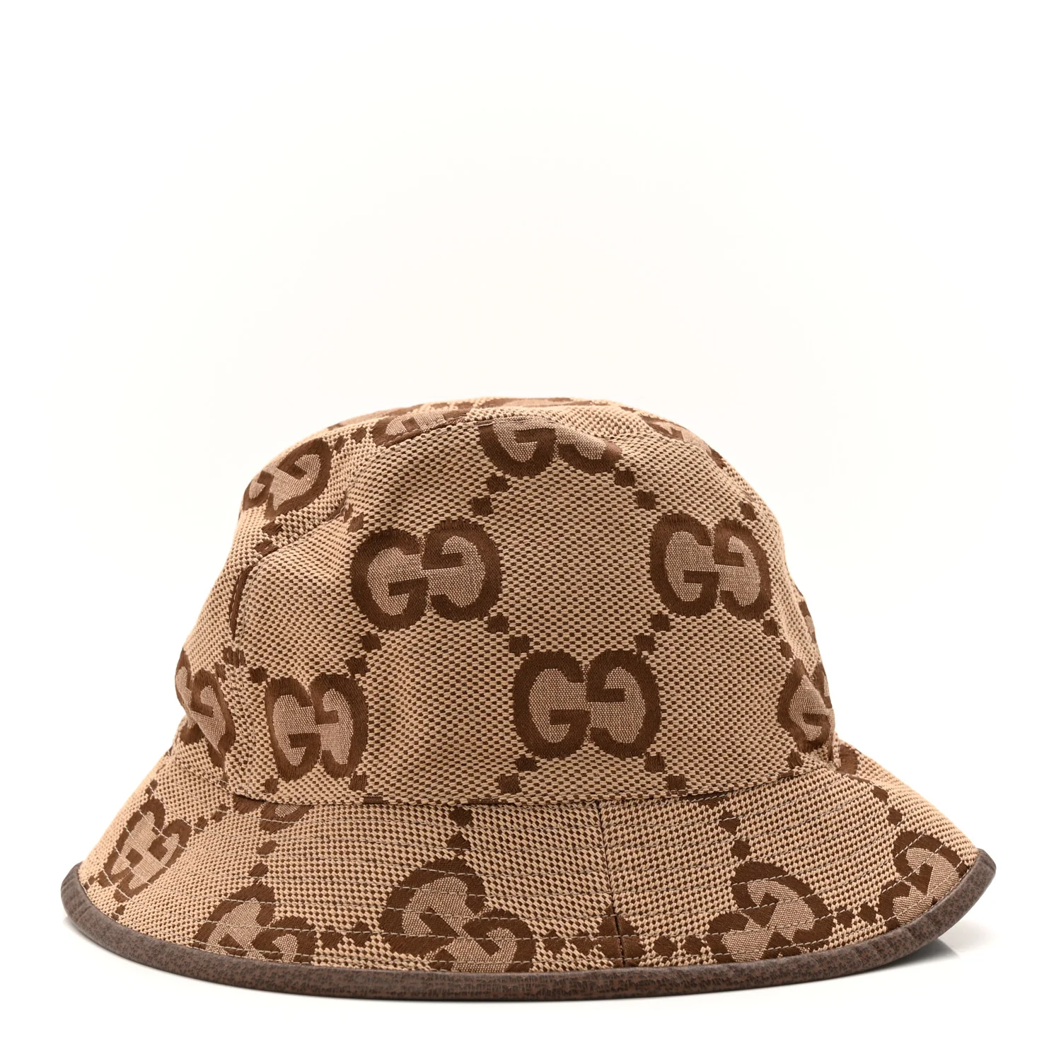 Monogram Jumbo GG Bucket Hat S Camel Ebony New Acero - Image 4