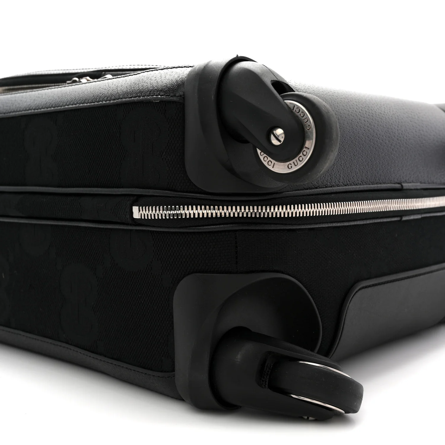 Monogram Jumbo GG Canvas Textured Calfskin Small Carry On Trolley Black - Image 8