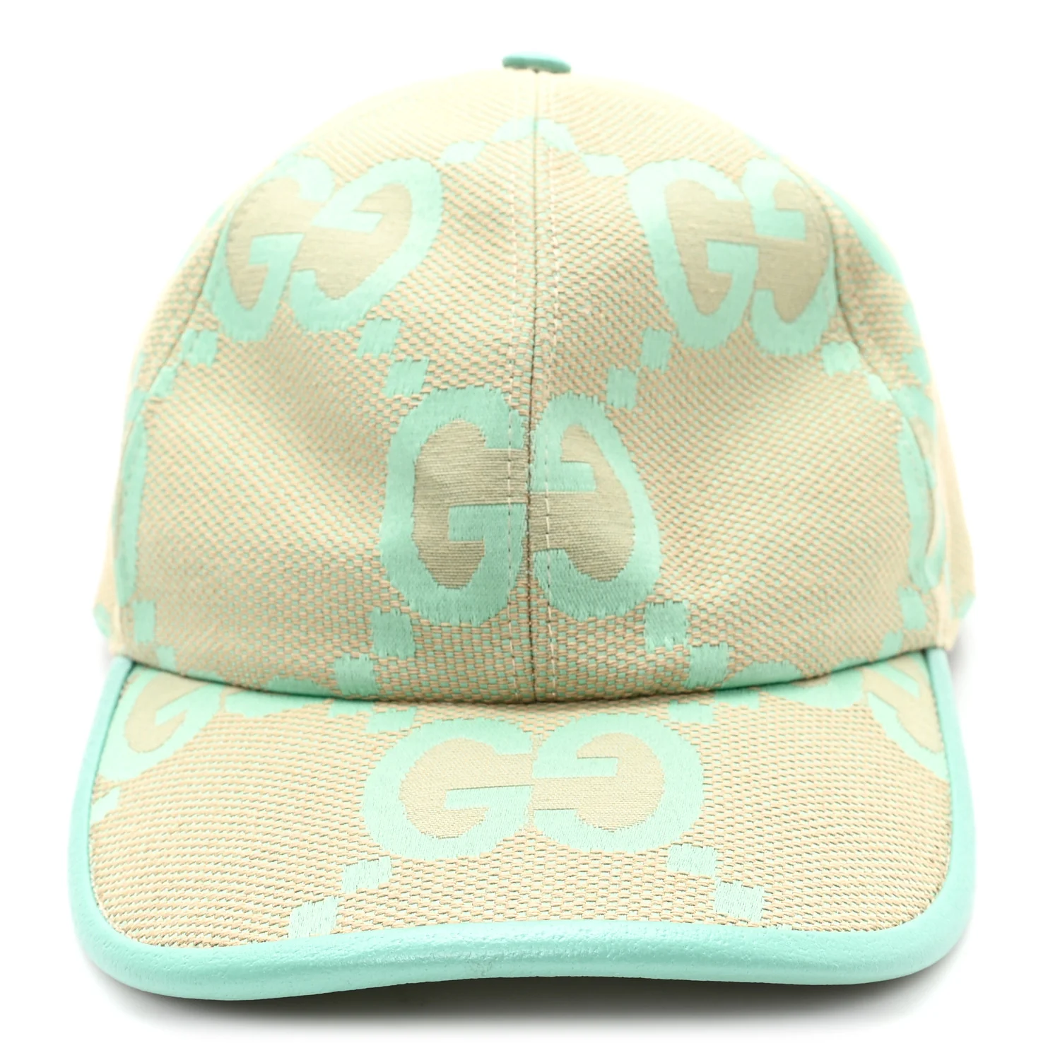 Monogram Jumbo GG Mosteri Baseball Hat Beige Pepper Mint - Image 3