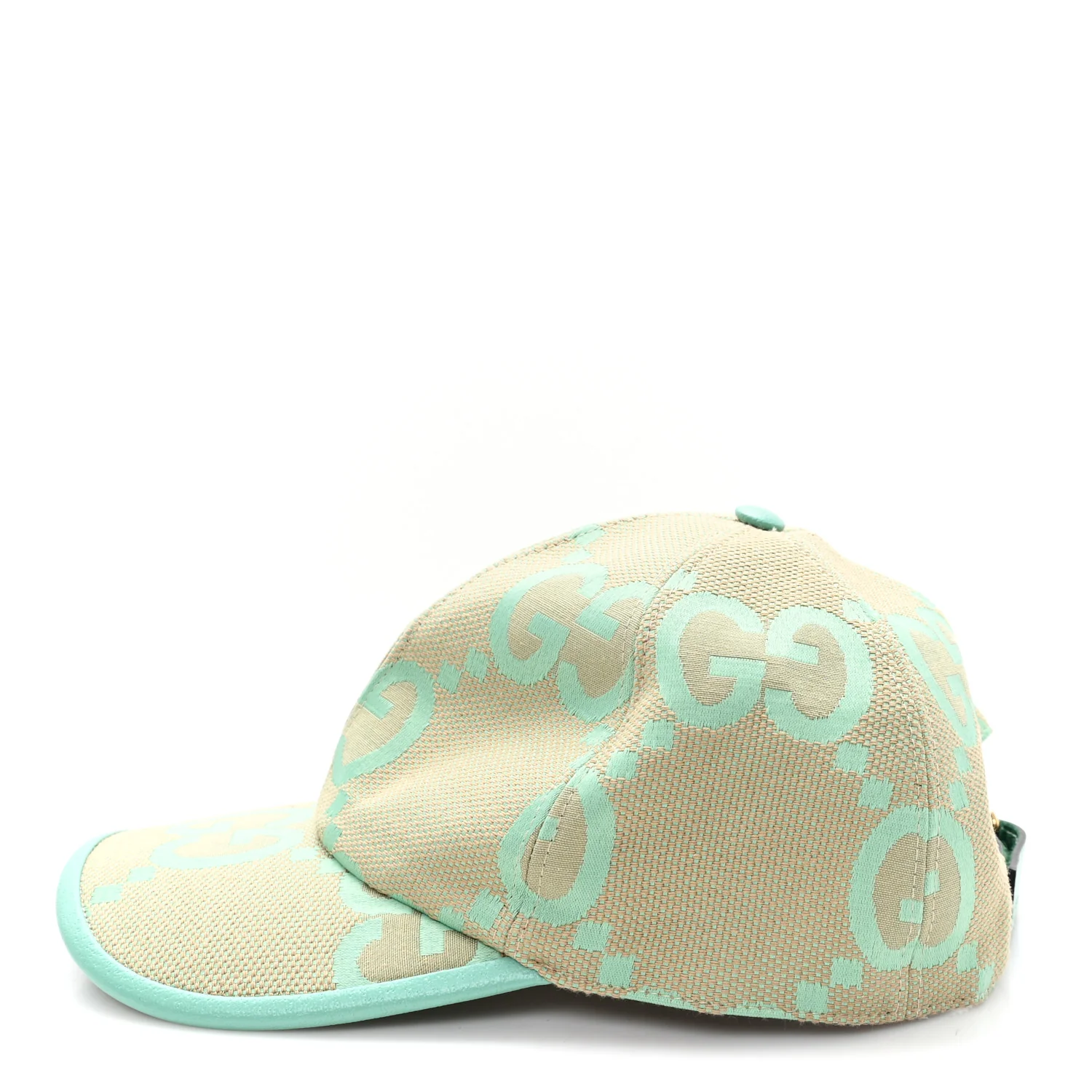 Monogram Jumbo GG Mosteri Baseball Hat Beige Pepper Mint - Image 4