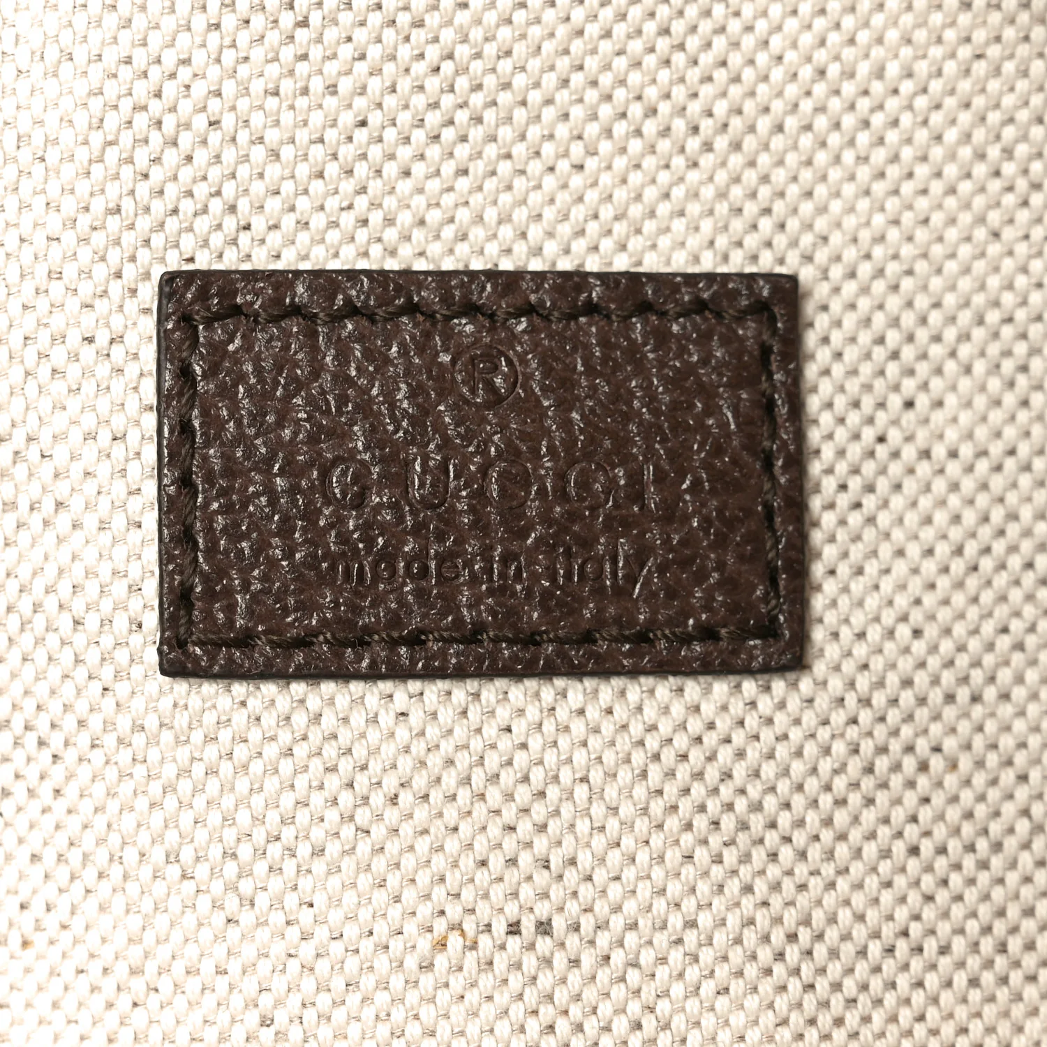 Monogram Jumbo GG Textured Dollar Calfskin Web Belt Bag Camel Ebony New Acero - Image 6