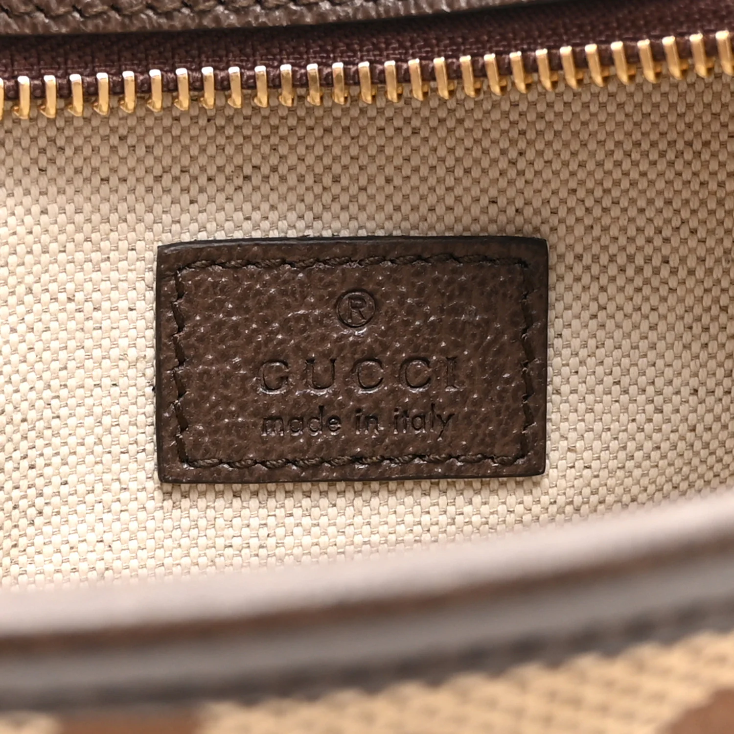 Monogram Jumbo GG Textured Dollar Calfskin Web Mini Crossbody Bag Camel Ebony New Acero - Image 6
