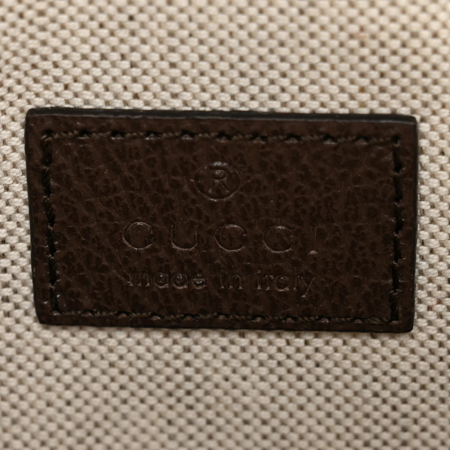 Monogram Jumbo GG Textured Dollar Calfskin Web Mini Crossbody Bag Camel Ebony New Acero - Image 6