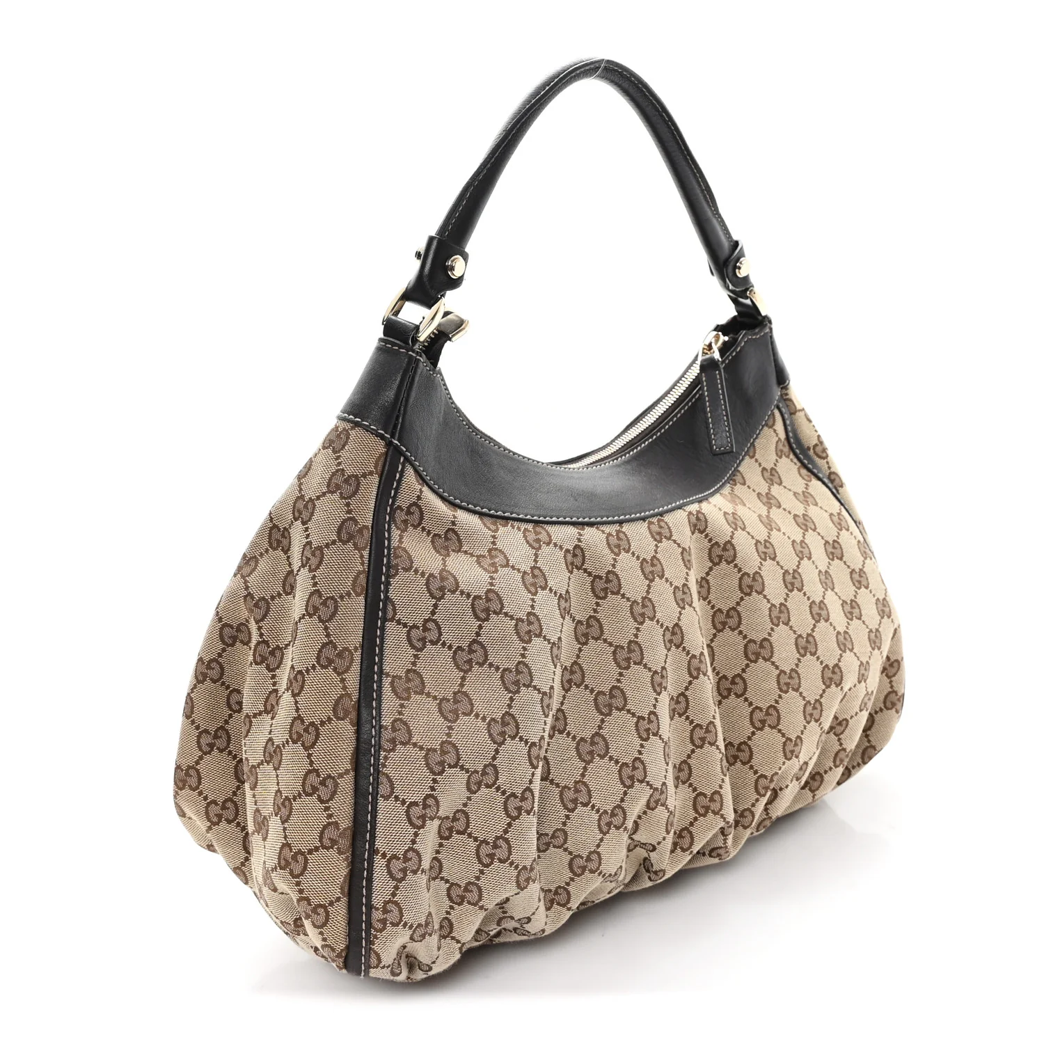 Monogram Large D Gold Hobo Dark Brown - Image 3