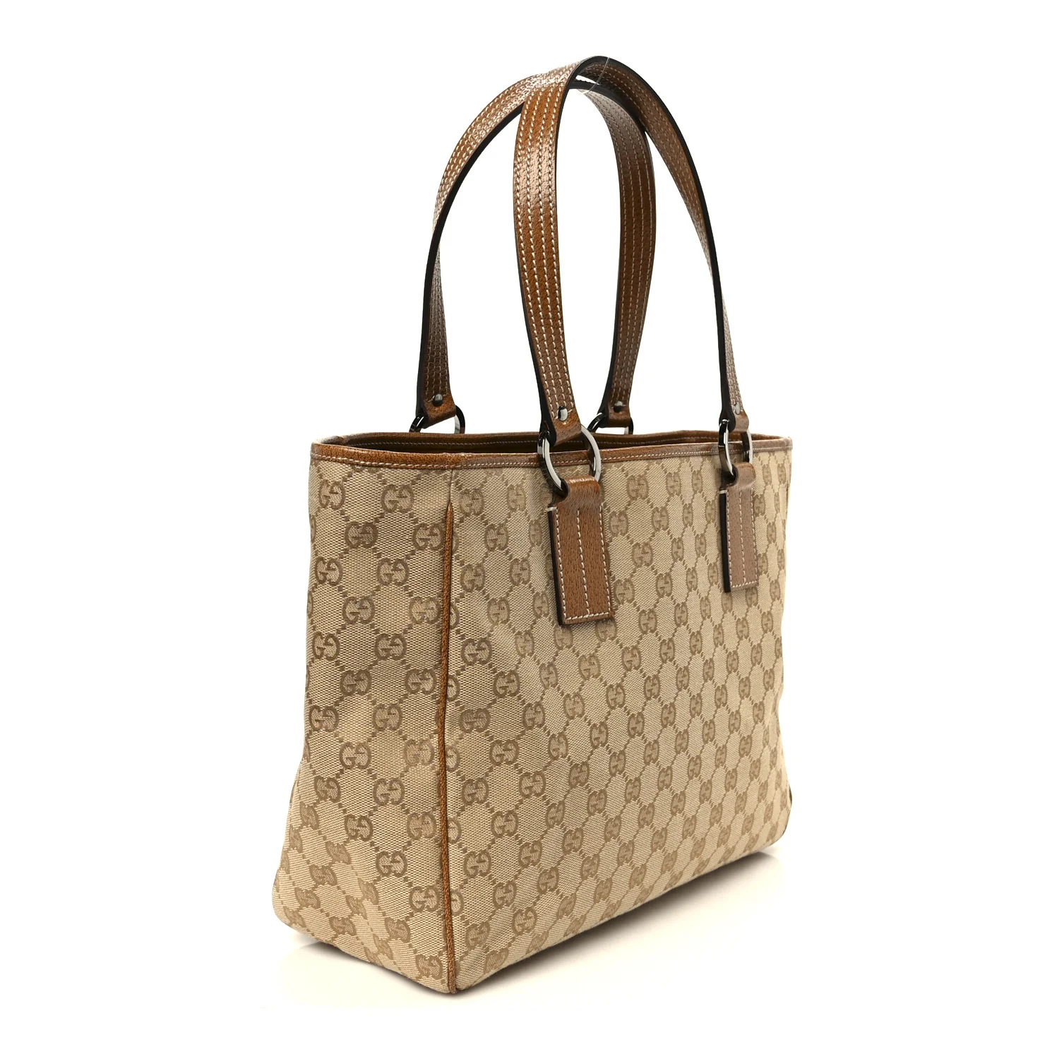 Monogram Large Tote Dark Brown - Image 3