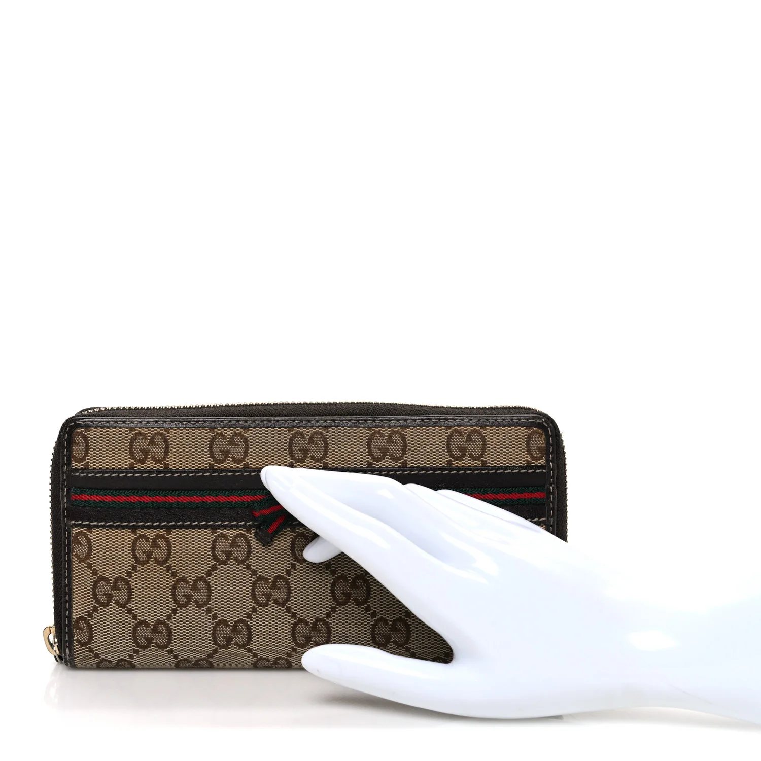 Monogram Mayfair Zip Around Wallet Dark Brown - Image 2