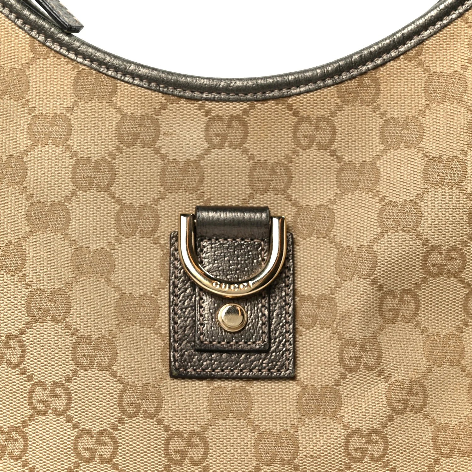 Monogram Medium Abbey D Ring Hobo Brown - Image 9
