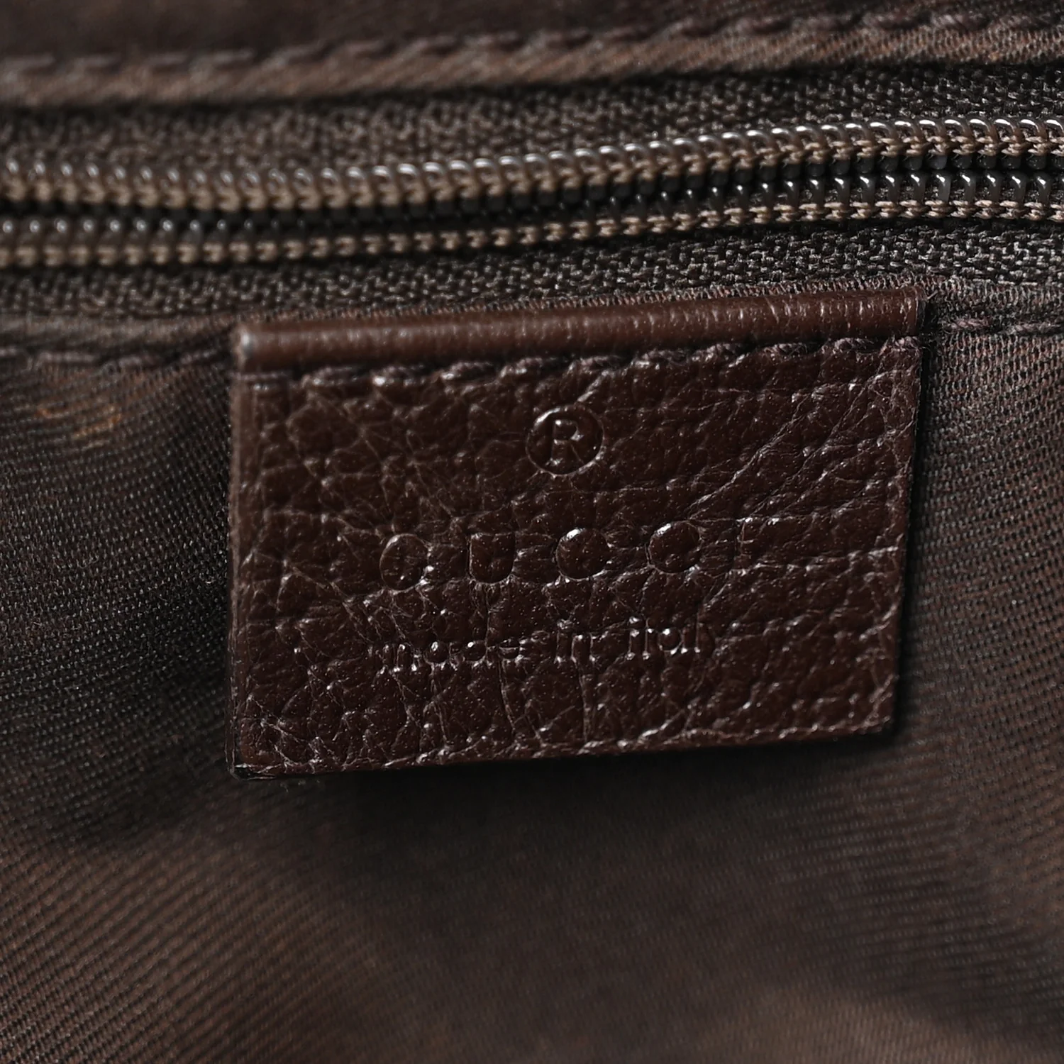 Monogram Medium Abbey Shoulder Bag Dark Brown - Image 11