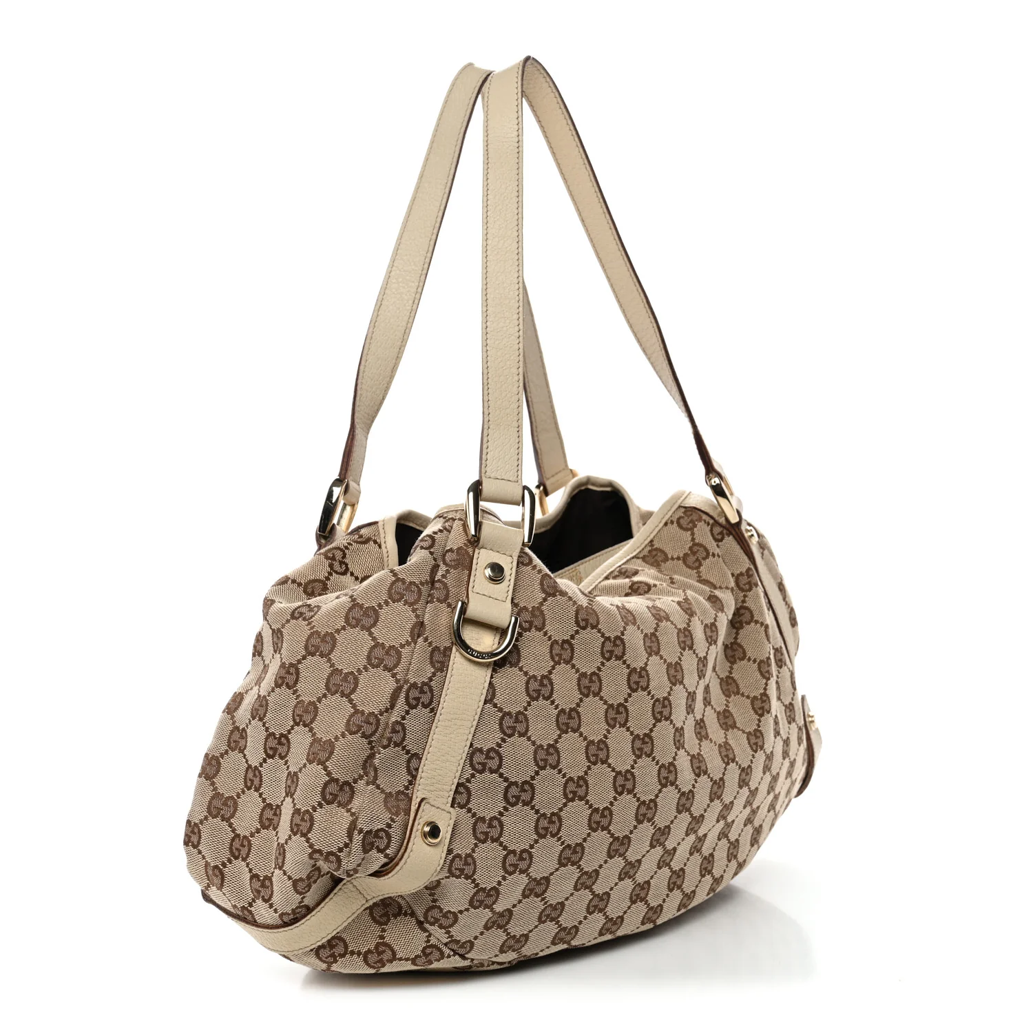 Monogram Medium Abbey Shoulder Bag Off White - Image 3