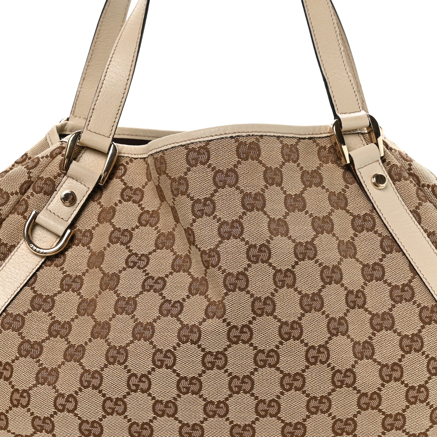 Monogram Medium Abbey Shoulder Bag Off White - Image 7