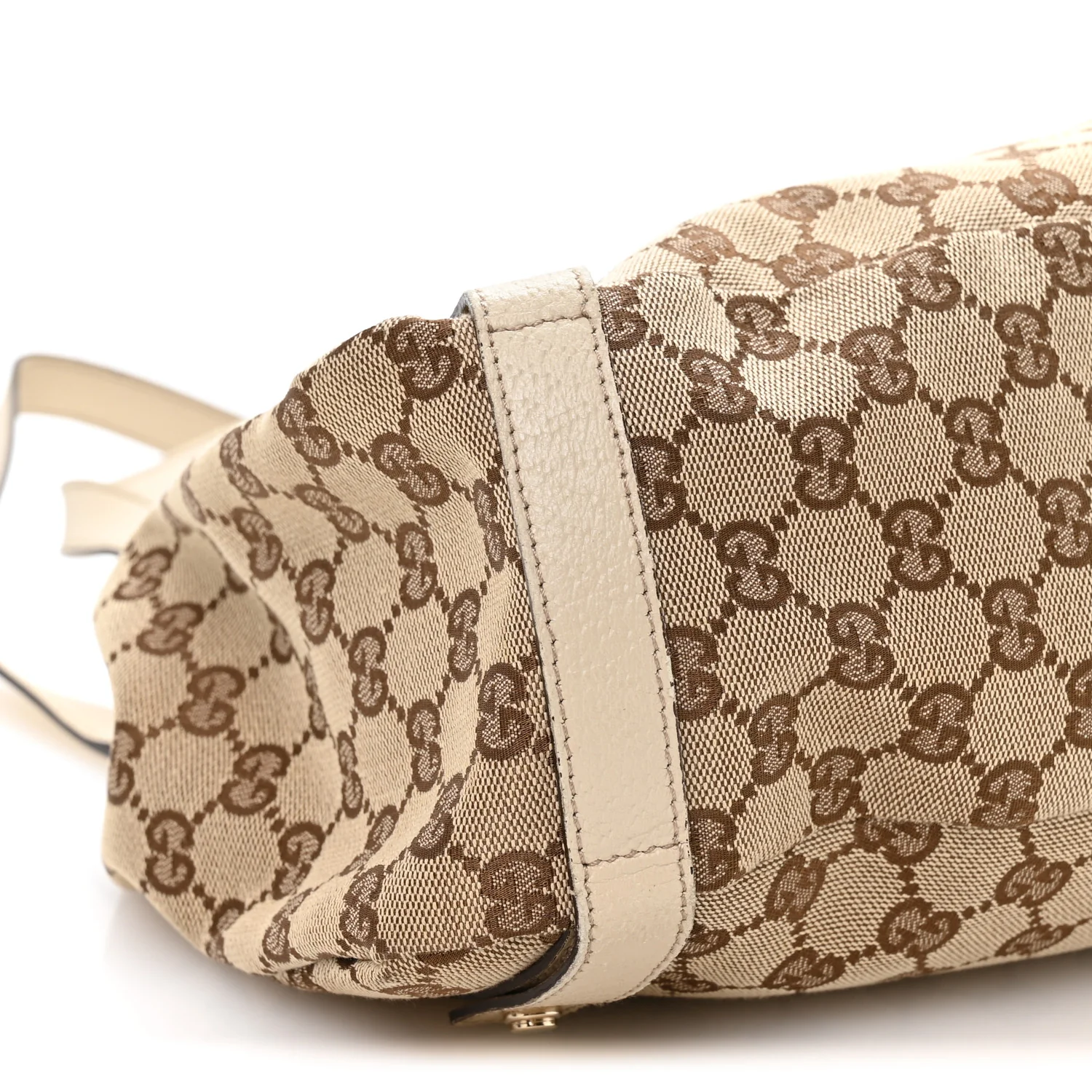 Monogram Medium Abbey Shoulder Bag Off White - Image 8