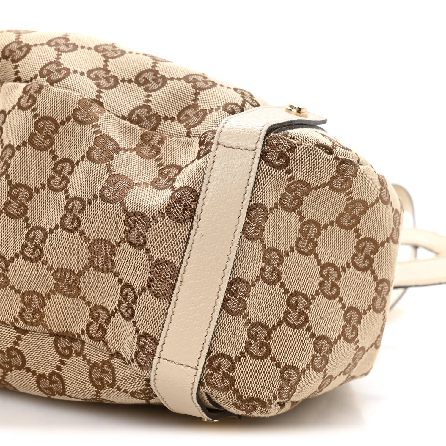 Monogram Medium Abbey Shoulder Bag Off White - Image 9