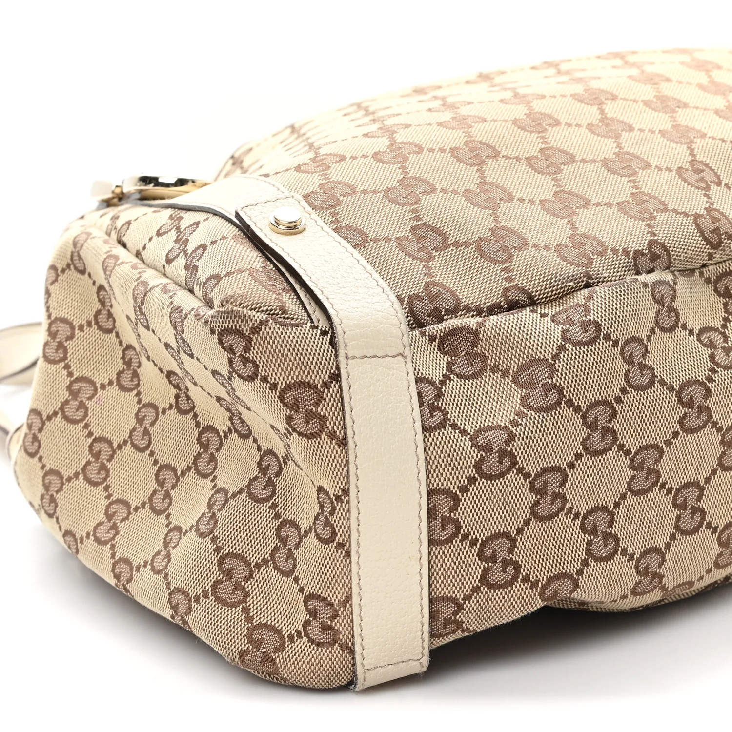 Monogram Medium Abbey Shoulder Bag Off White - Image 9