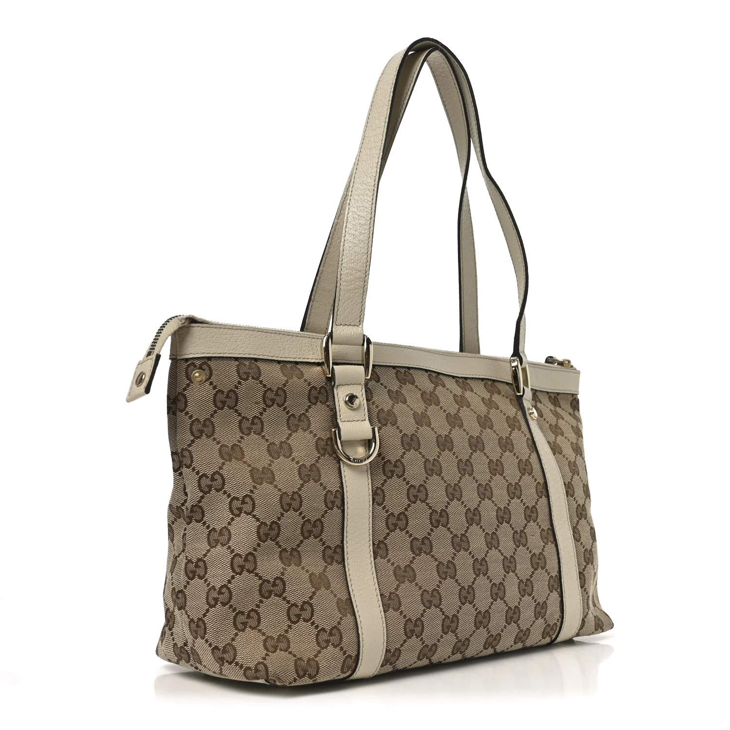 Monogram Medium Abbey Tote Off White - Image 3