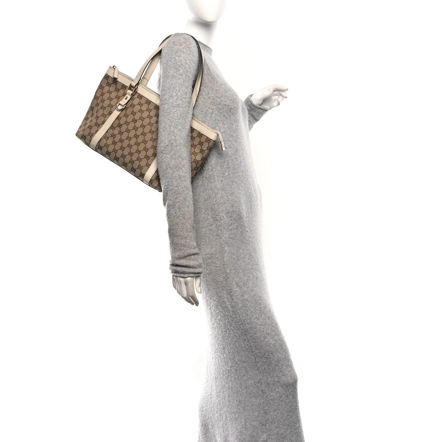 Monogram Medium Abbey Tote Off White - Image 2