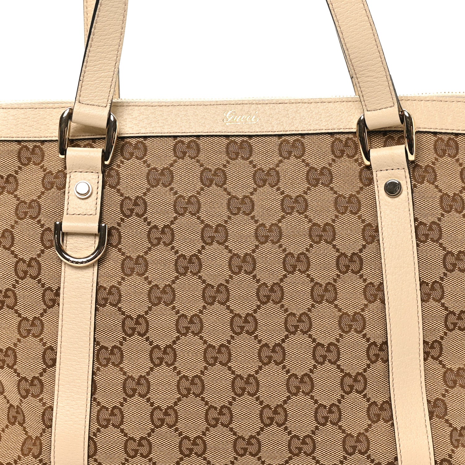 Monogram Medium Abbey Tote Off White - Image 8