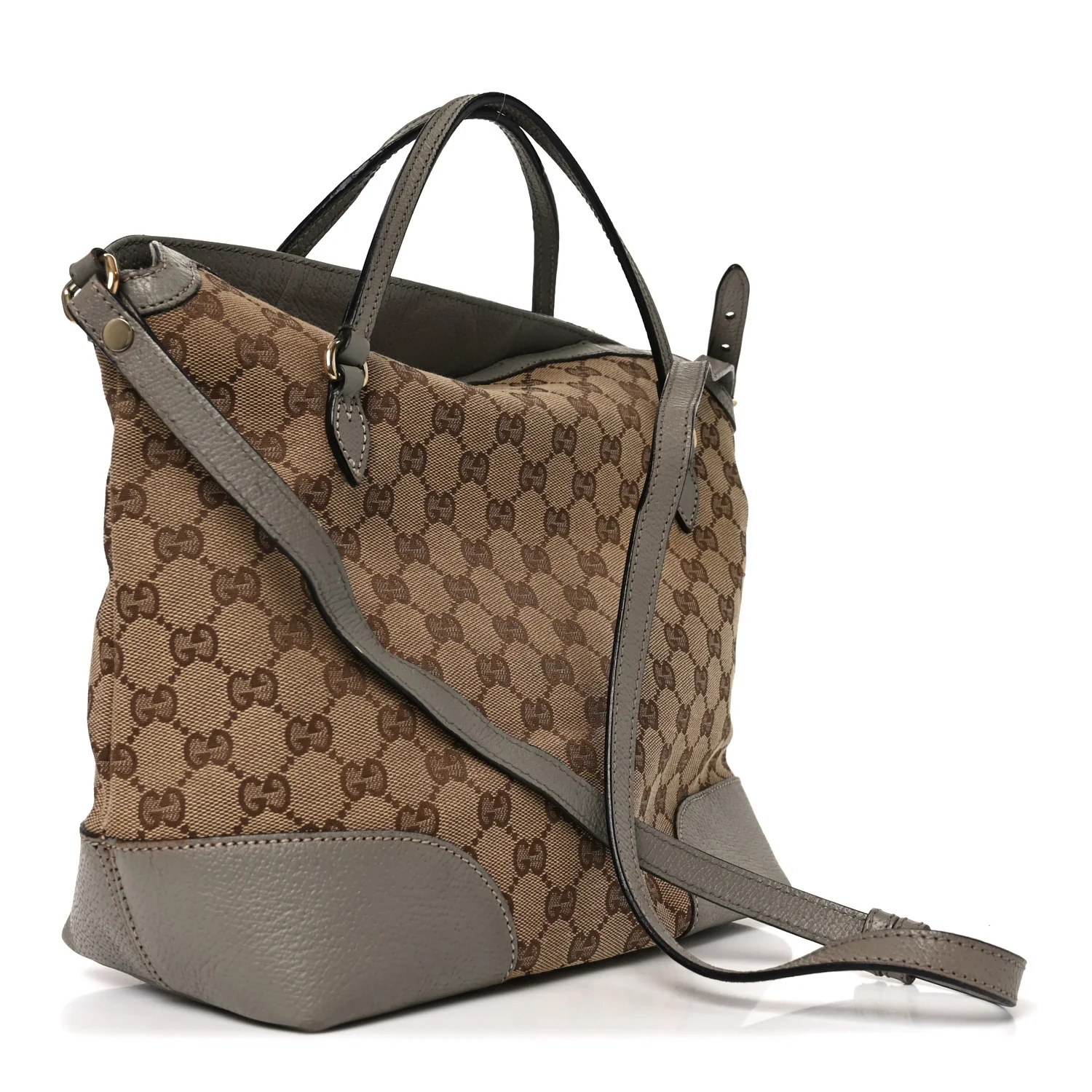 Monogram Medium Bree Foldover Tote Beige - Image 3