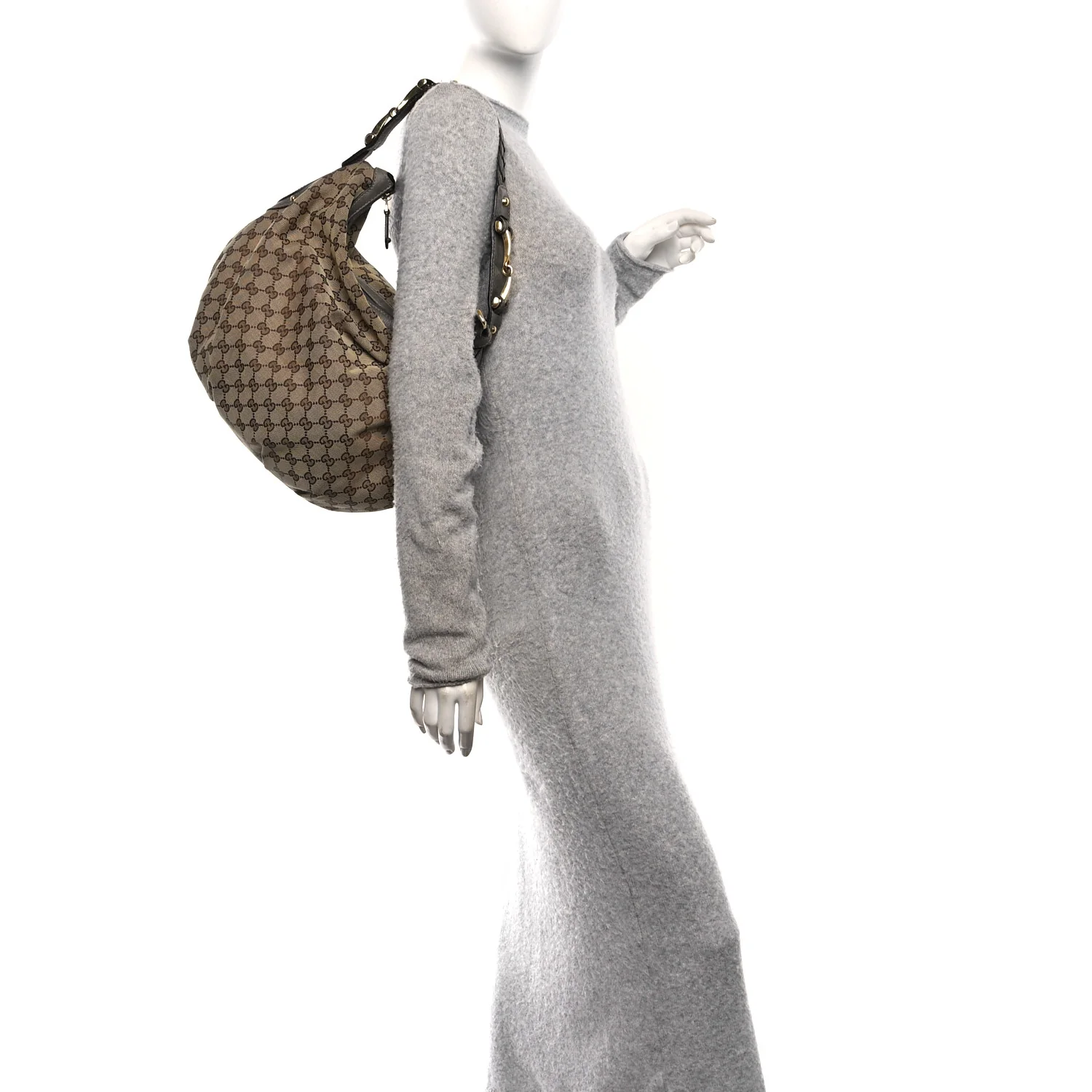 Monogram Medium Pelham Hobo Grey - Image 2