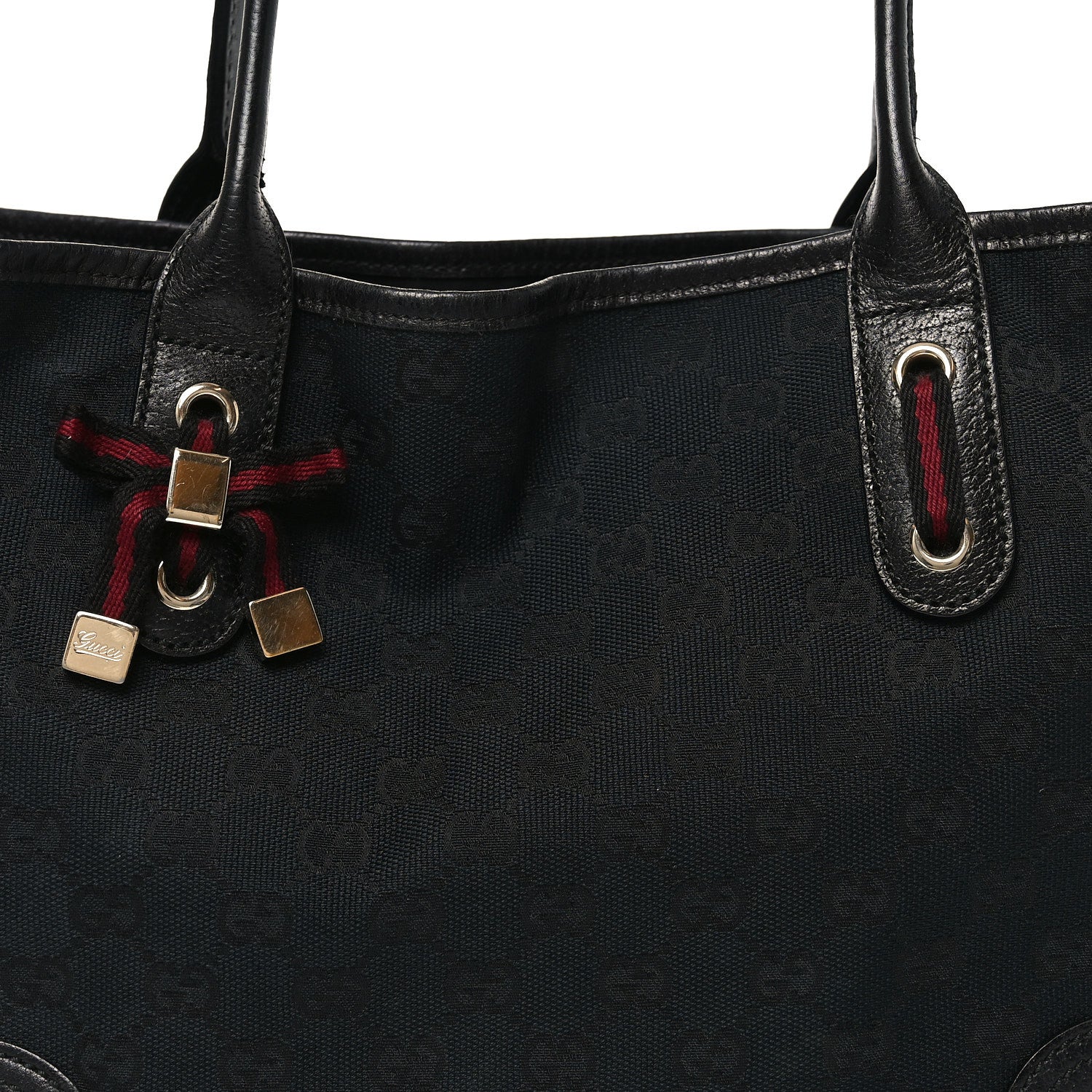 Monogram Medium Princy Tote Black - Image 7