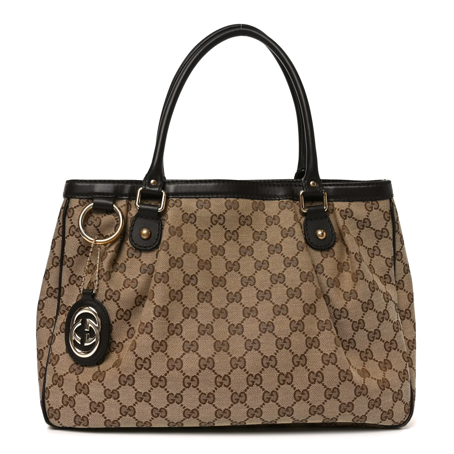 Monogram Medium Sukey Tote Dark Brown