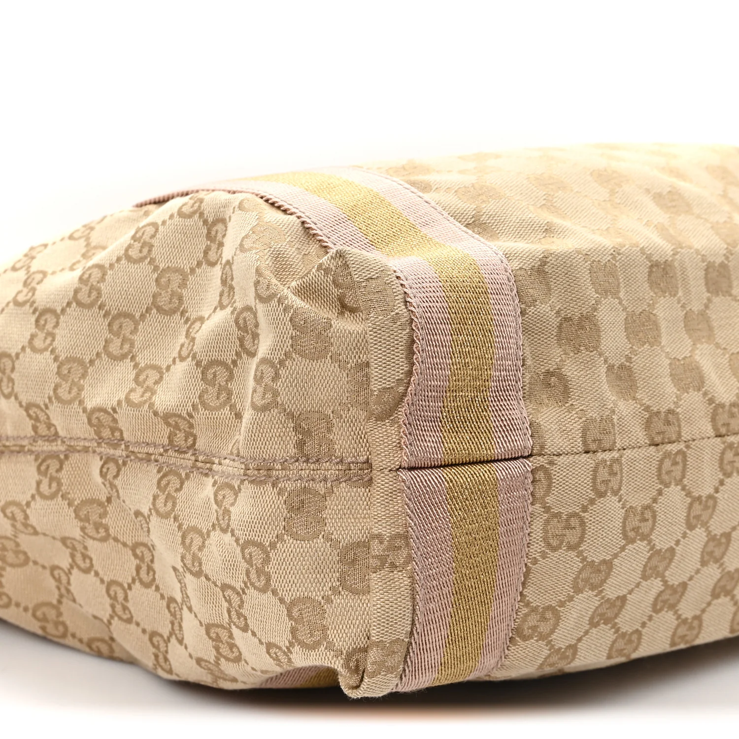 Monogram Medium Web Tote Pink Gold - Image 8