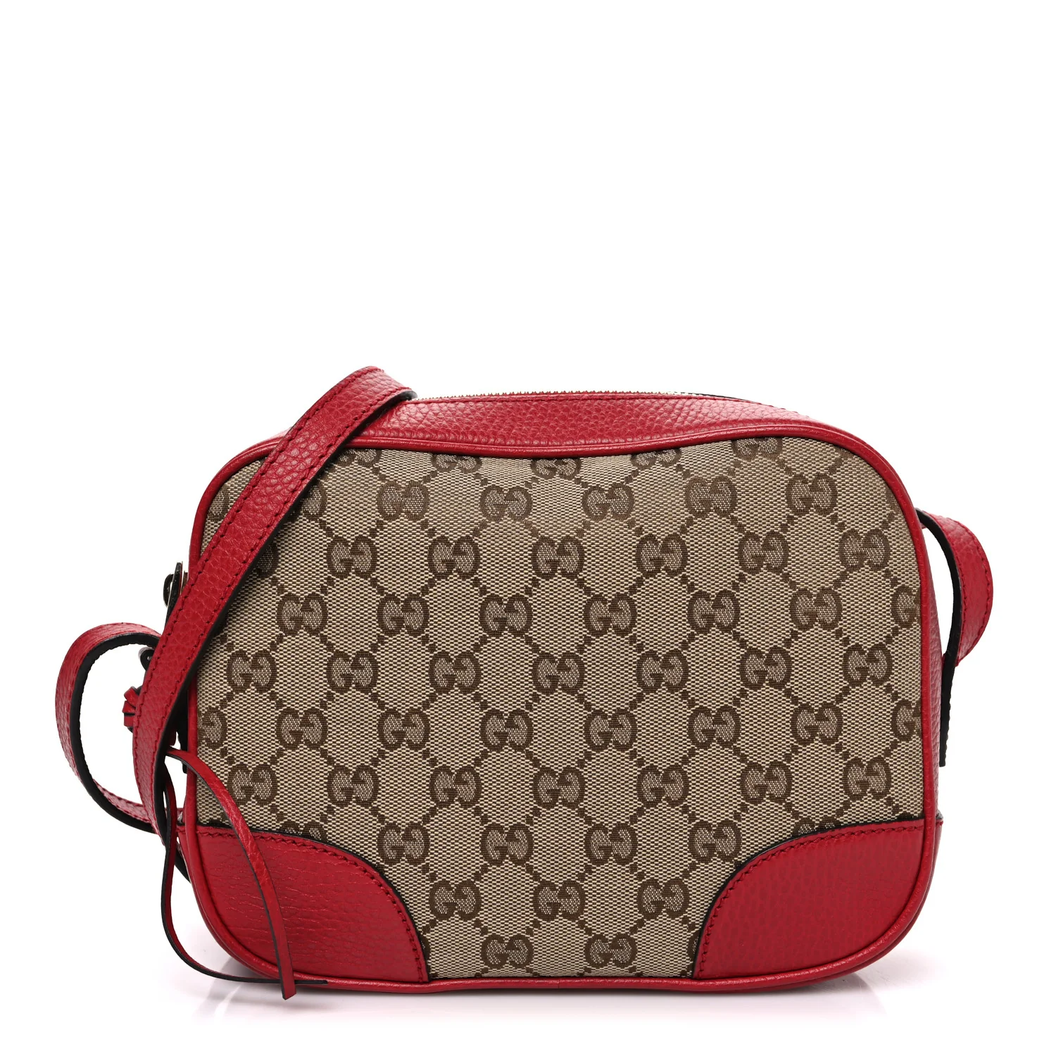Monogram Mini Bree Messenger Bag Red