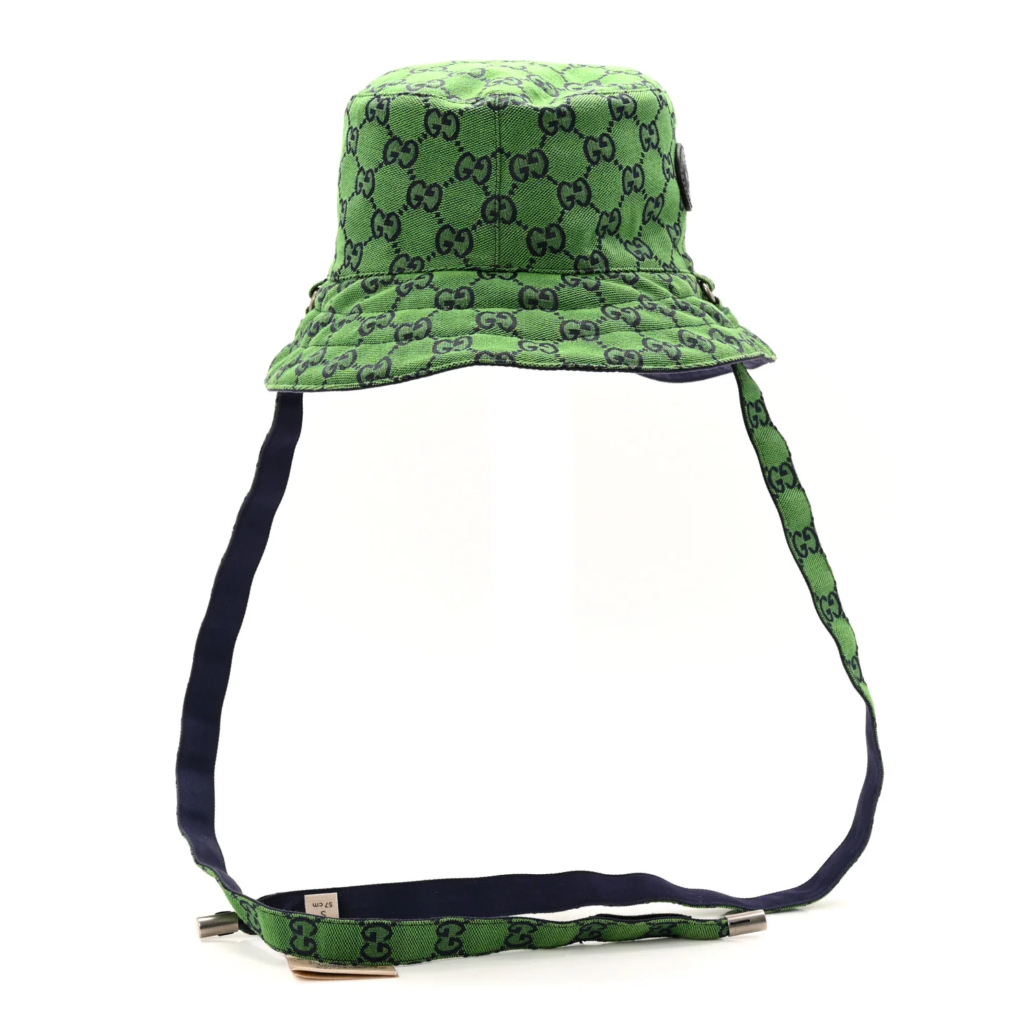 Monogram Multicolor Reversible Self-Tie Bucket Hat S Green Blue - Image 10